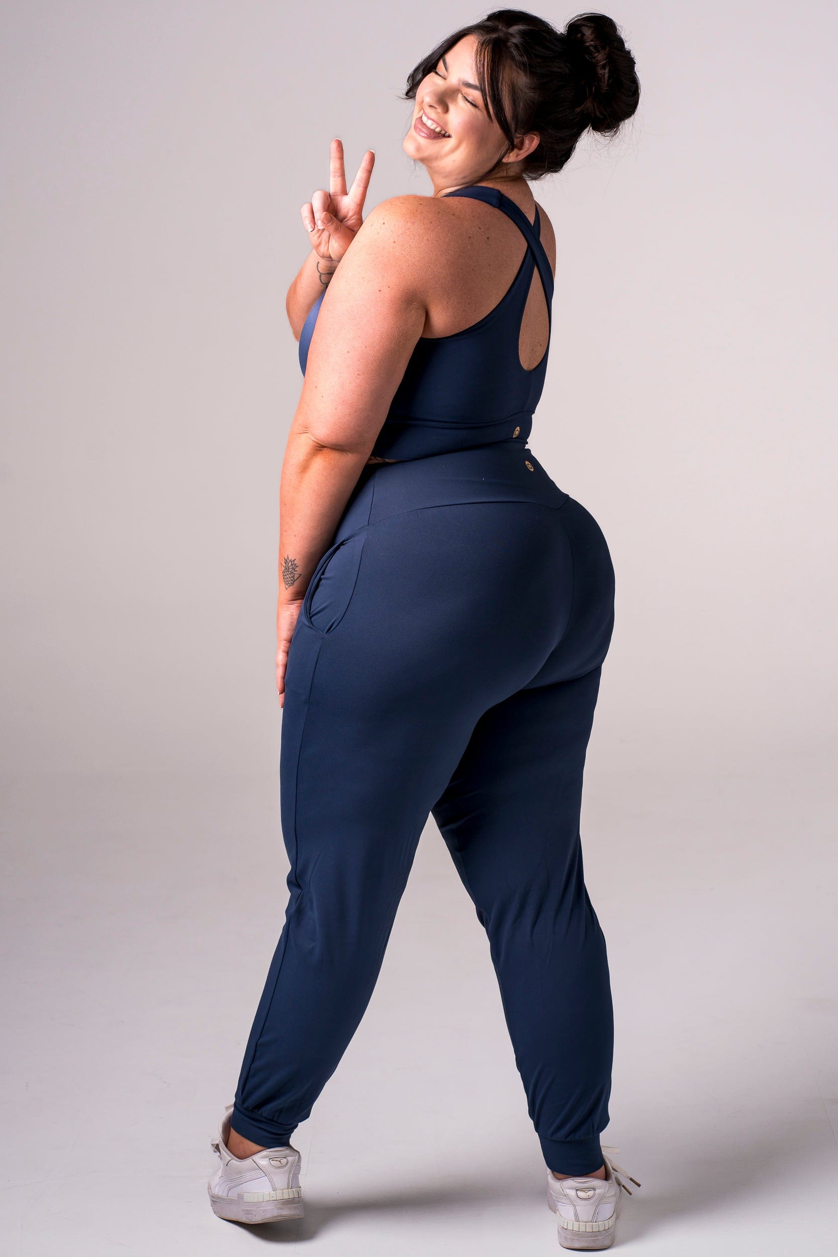 Midnight Luxe Long Jogger