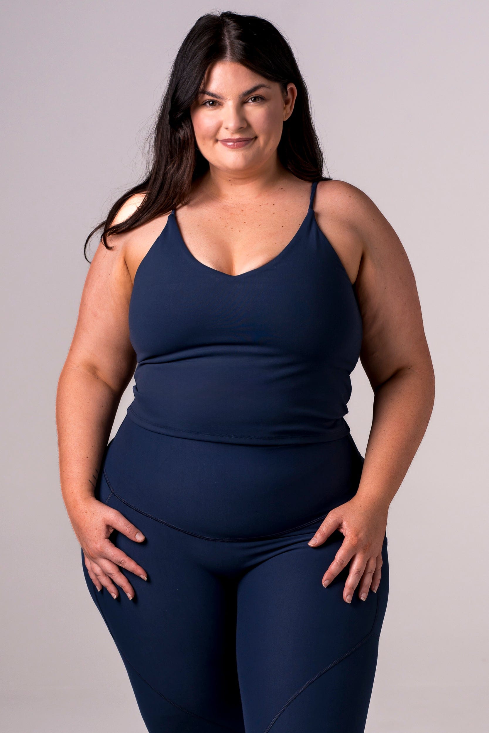 Midnight Luxe Longline Crop