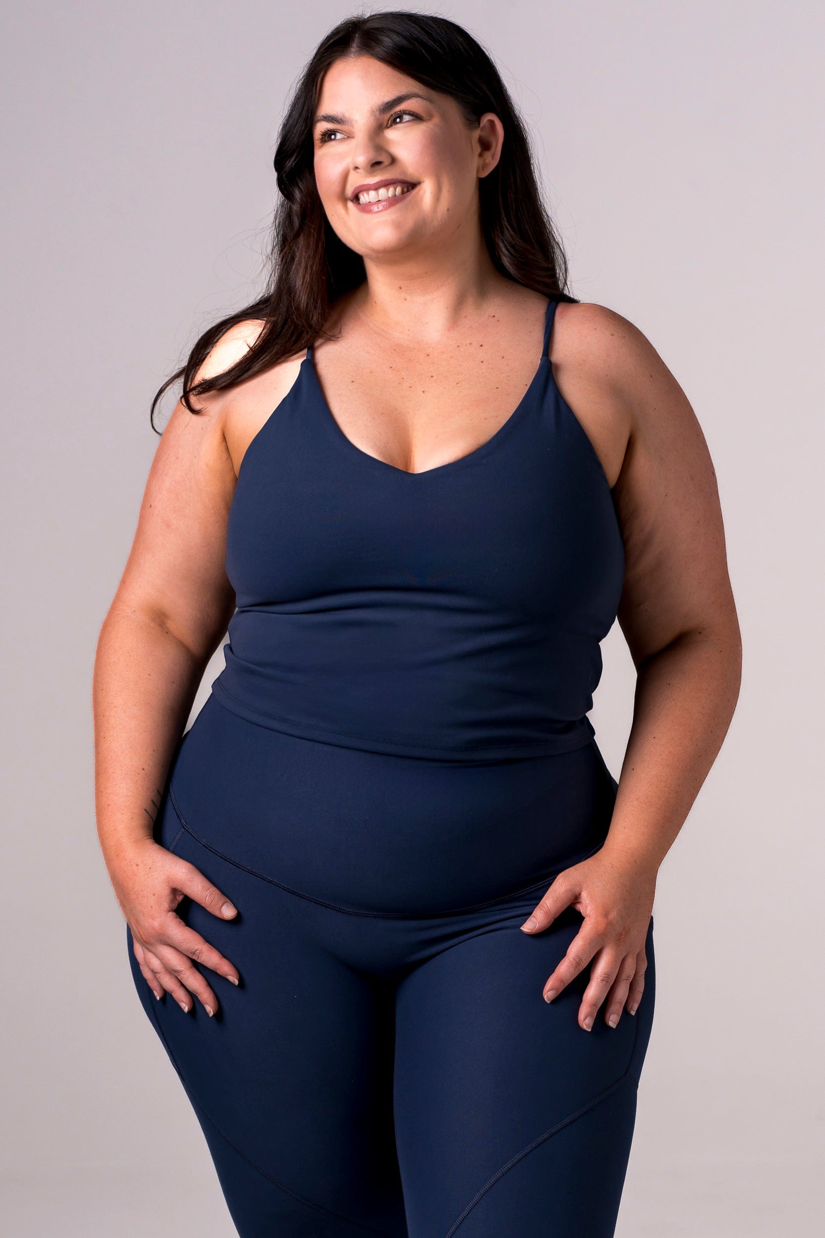 Midnight Luxe Longline Crop