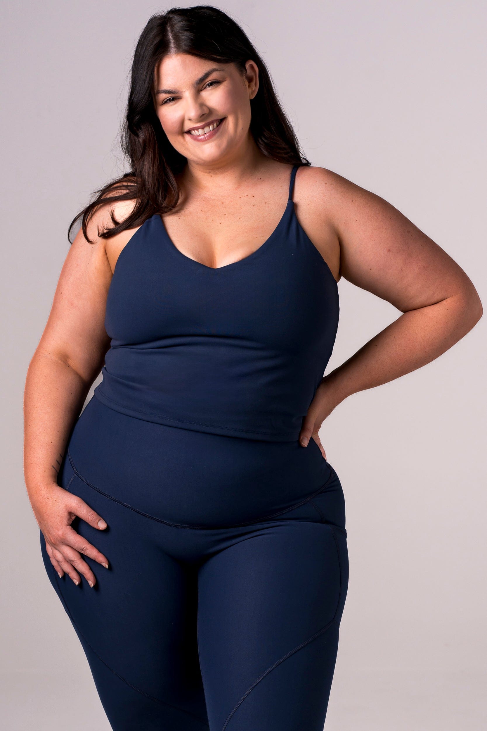 Midnight Luxe Longline Crop