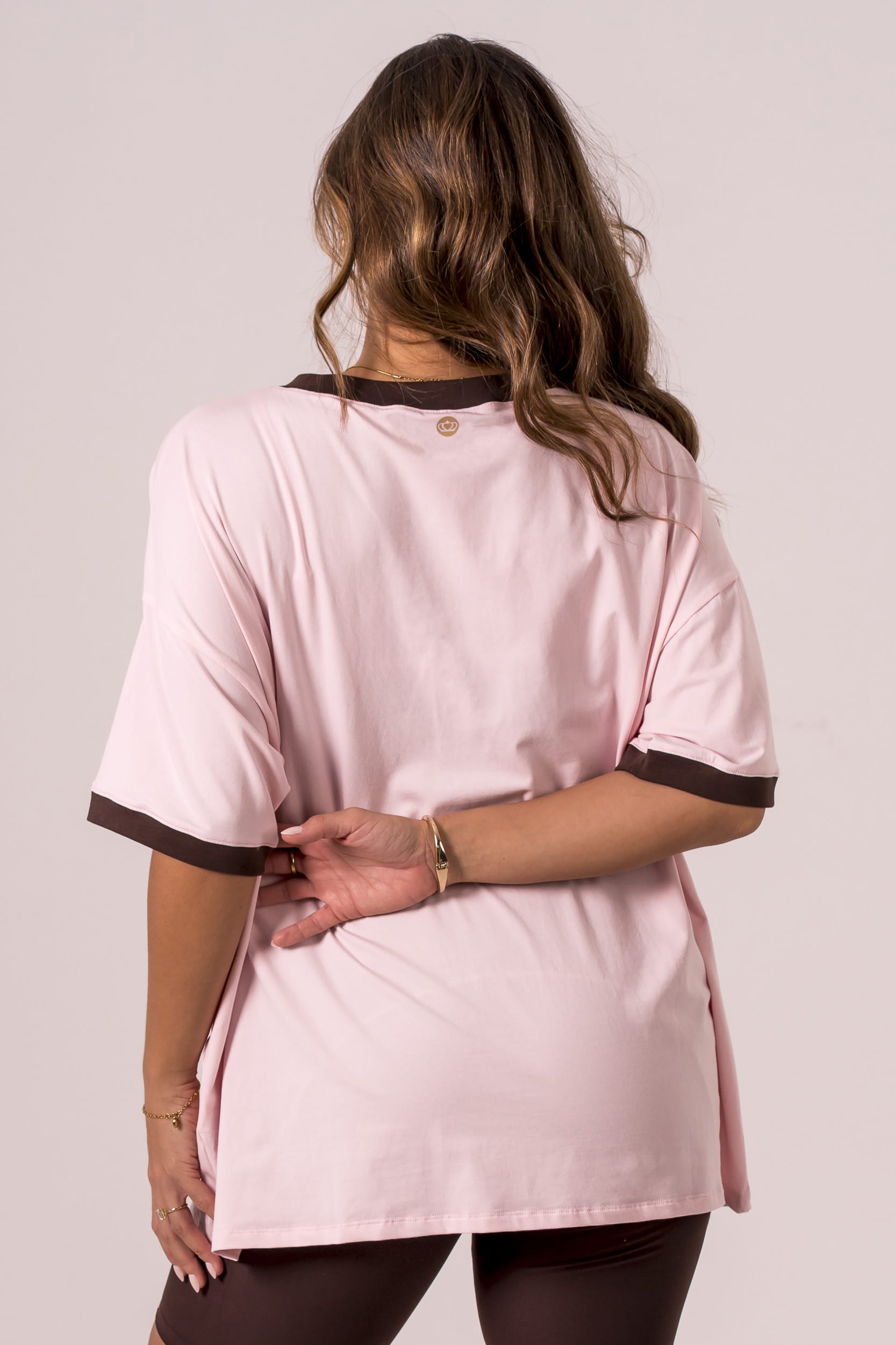 Milkshake V Neck Oversized T-Shirt