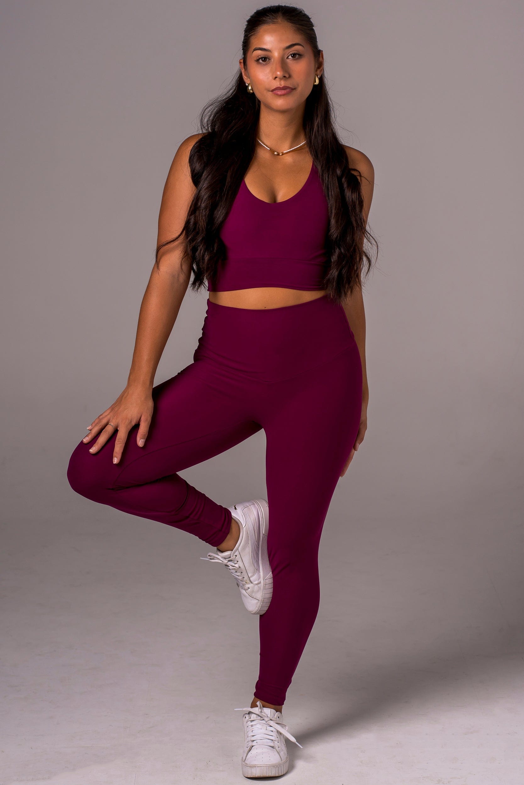Mulberry Dynamic High Waisted Ankle Biter Leggings