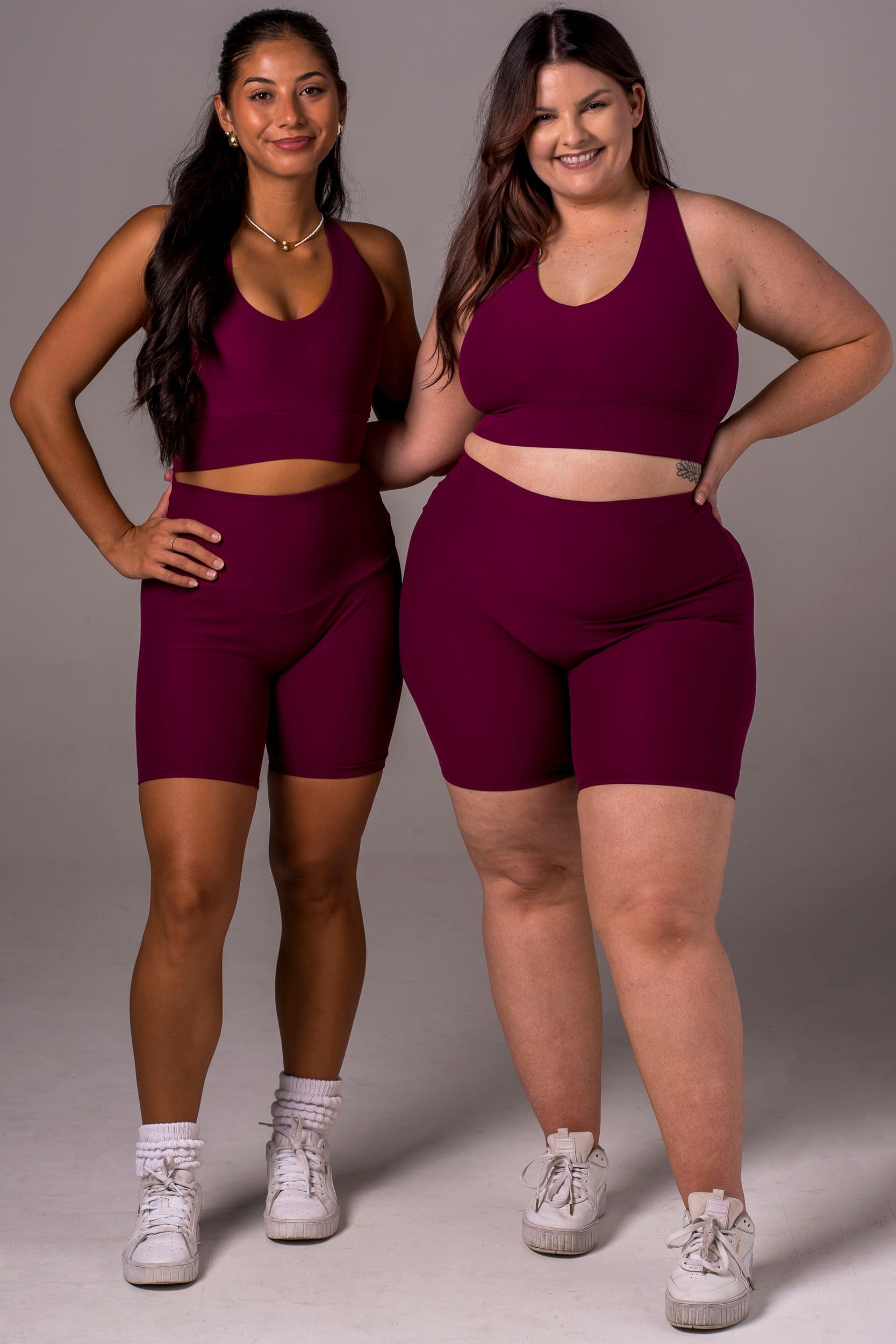 Mulberry Dynamic High Waisted Booty Shorts