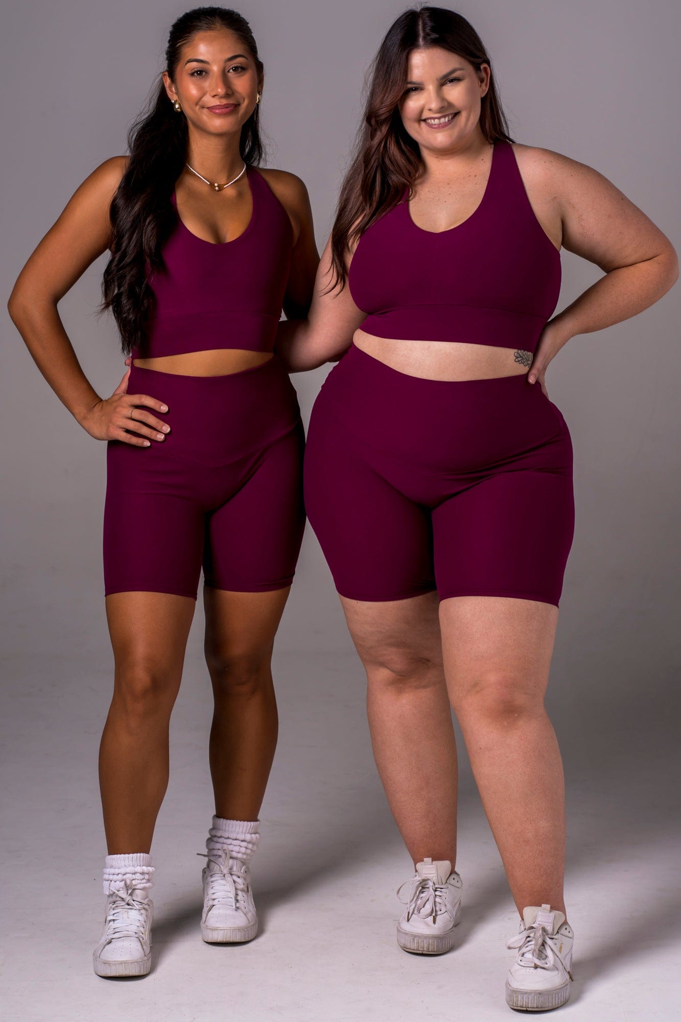 Mulberry Dynamic High Waisted Booty Shorts