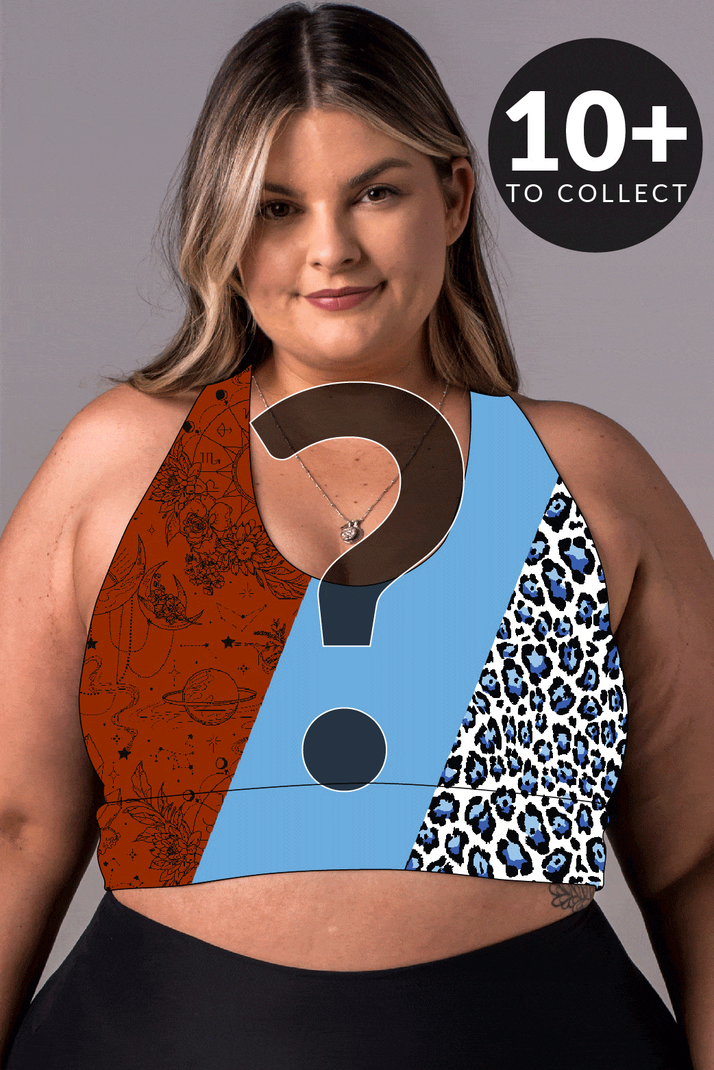 Mystery Dynamic Sports Crop