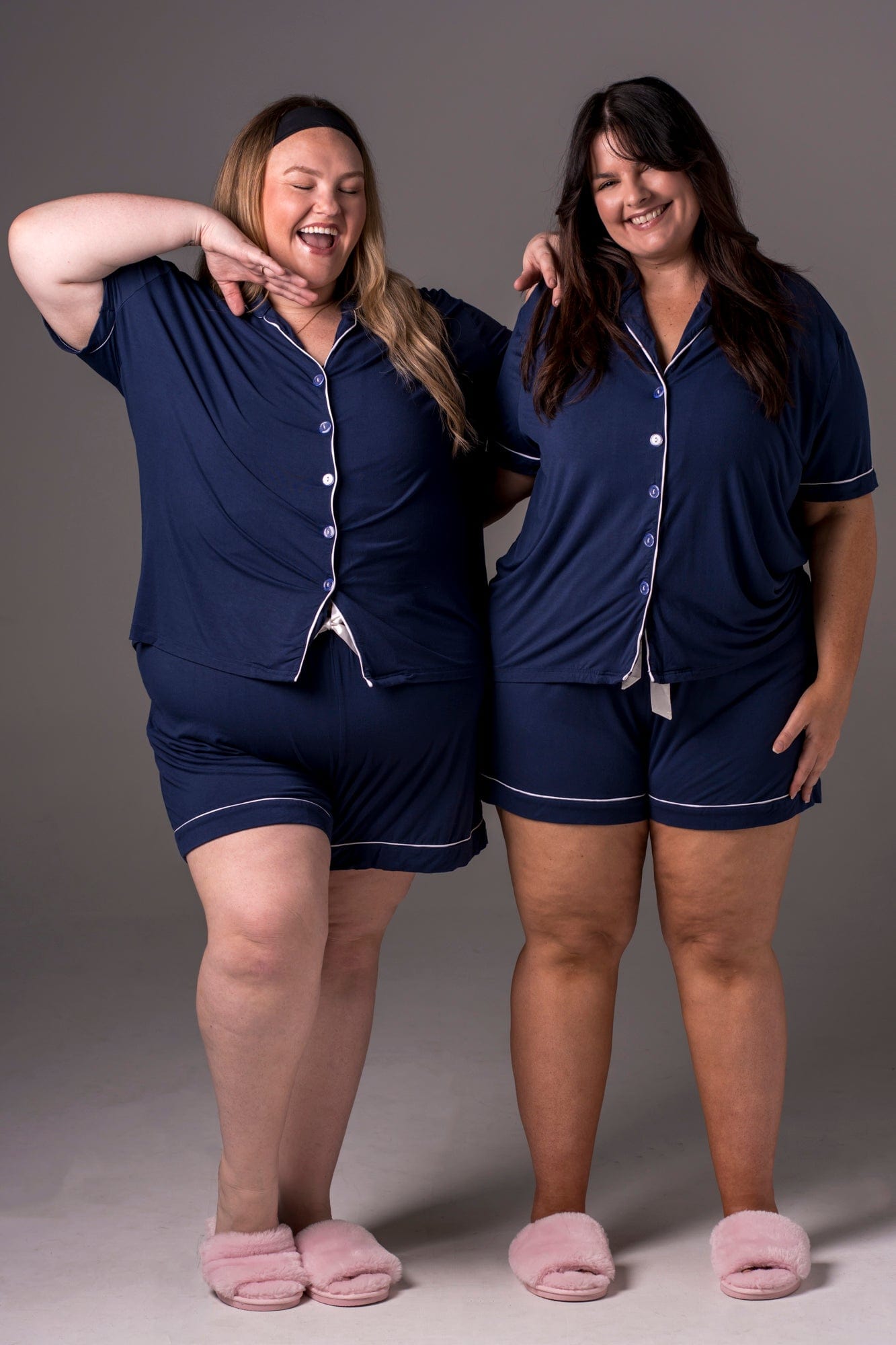 Navy Bamboo Pyjama Set