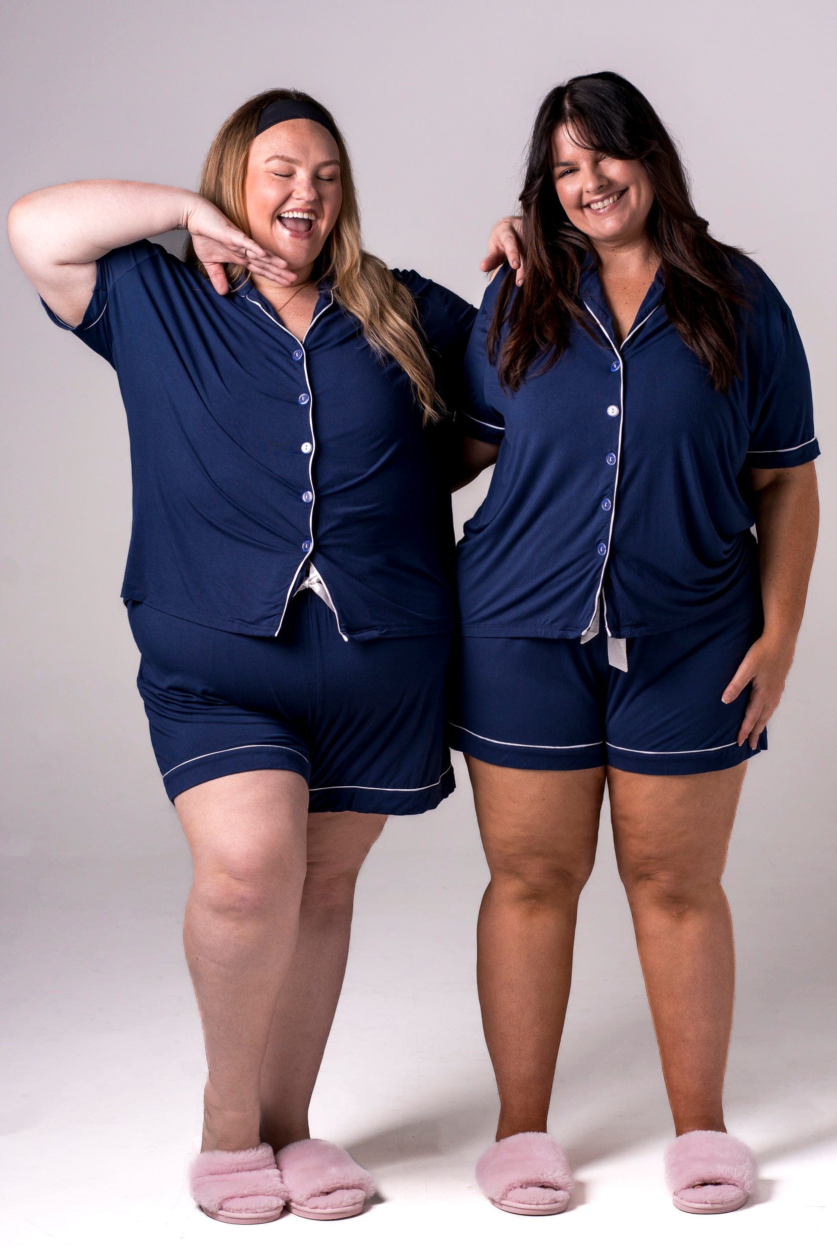 Navy Bamboo Pyjama Set