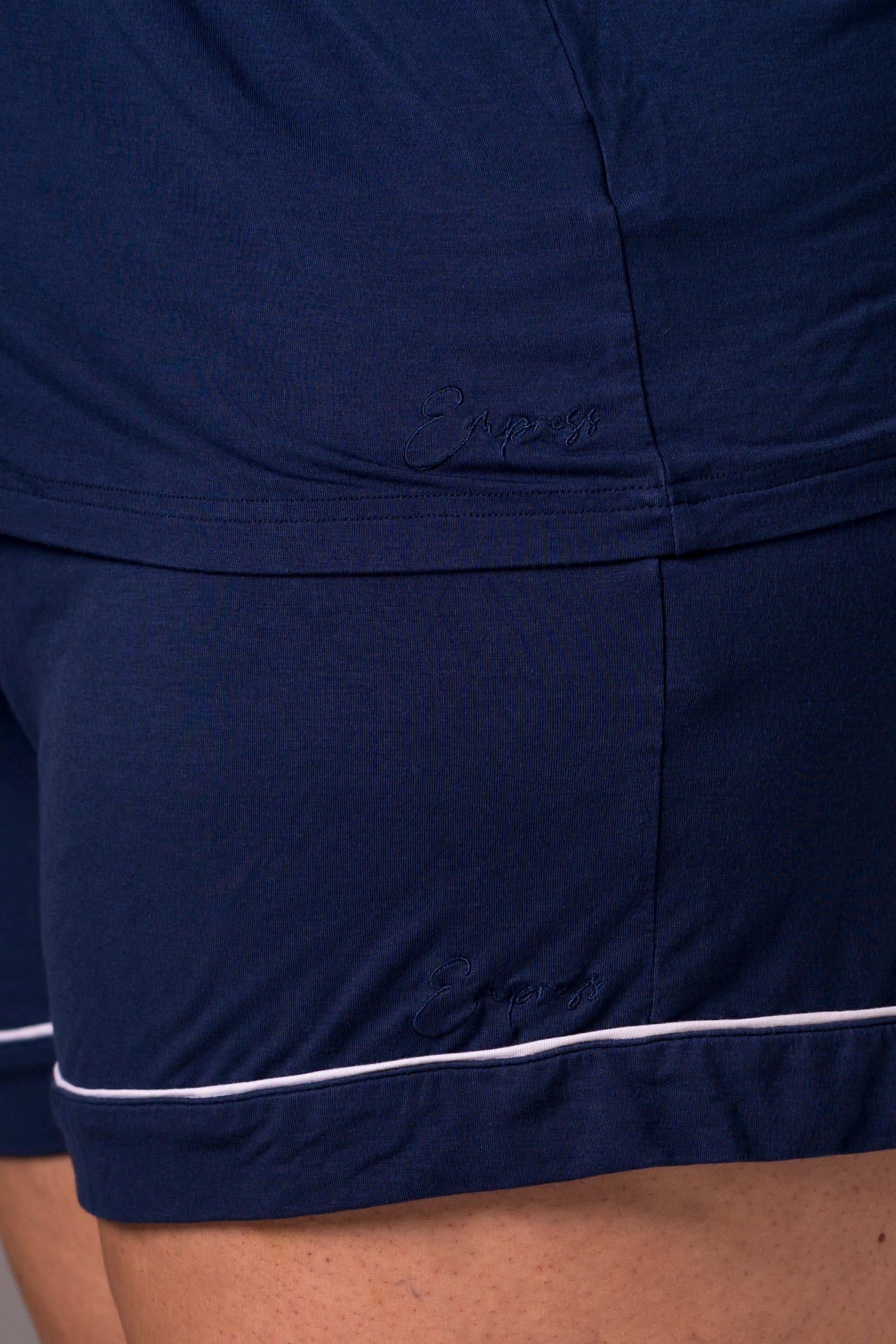 Navy Bamboo Pyjama Set