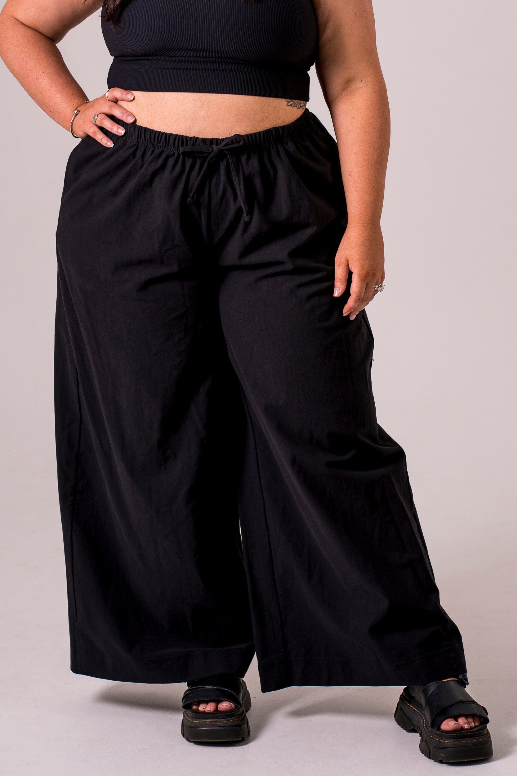 Night Linen Blend Pants