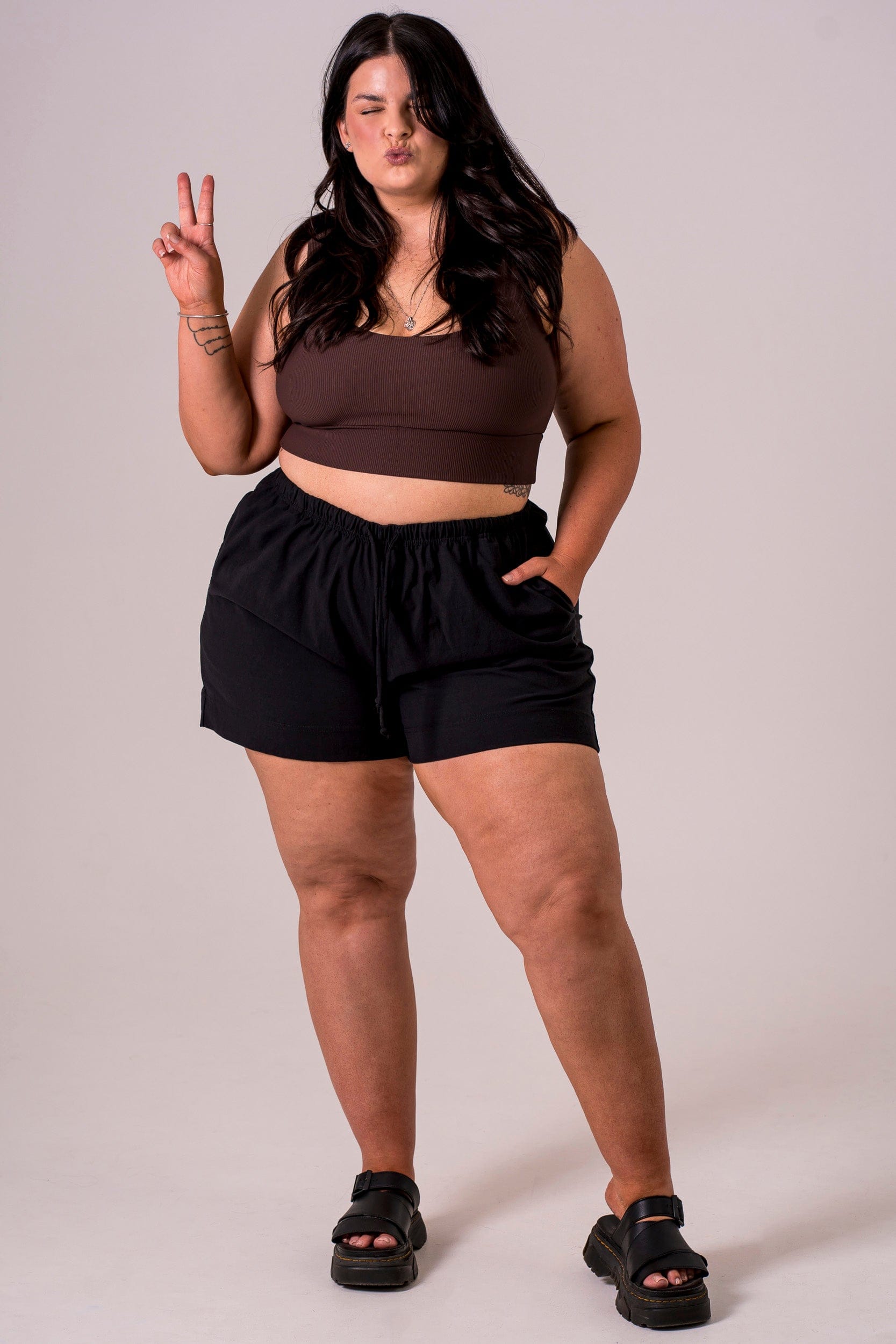 Night Linen Blend Shorts