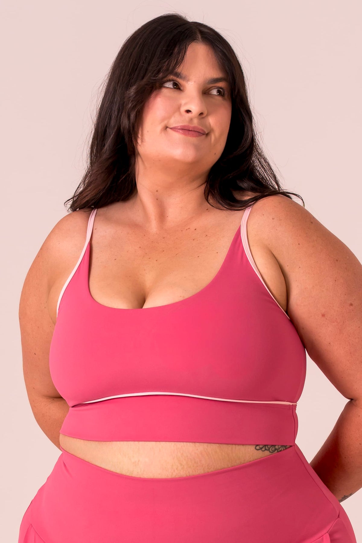 Raspberry Duo Luxe Cleo Crop