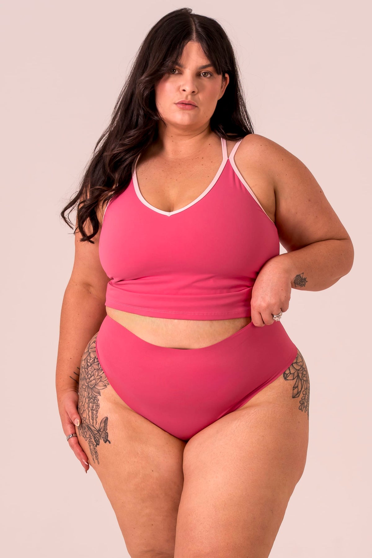 Raspberry Luxe High Waisted Underwear 3 Pack