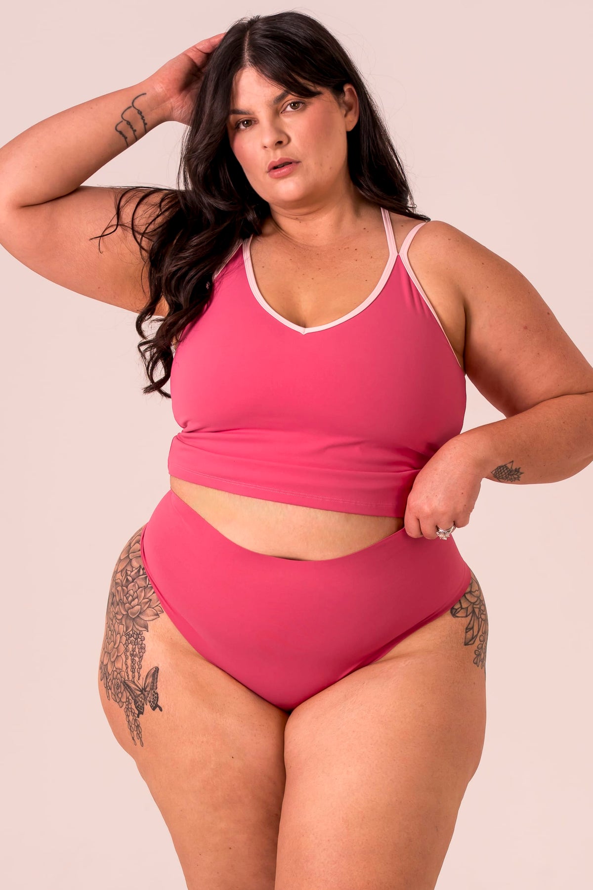 Raspberry Luxe High Waisted Underwear 3 Pack