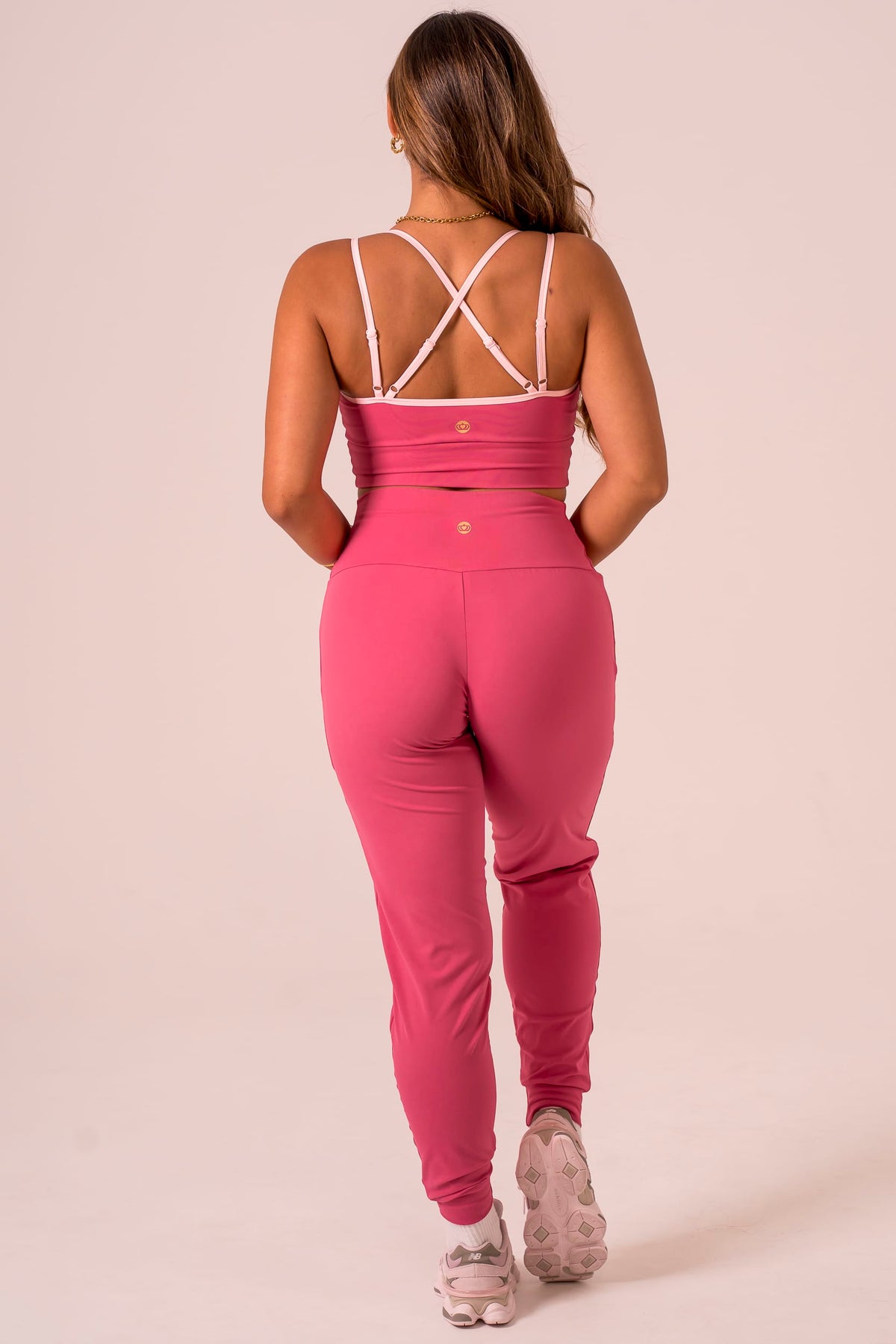 Raspberry Luxe Long Jogger