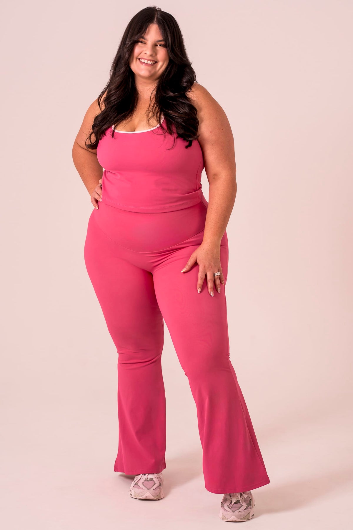 Raspberry Luxe Pocket Yoga Pants