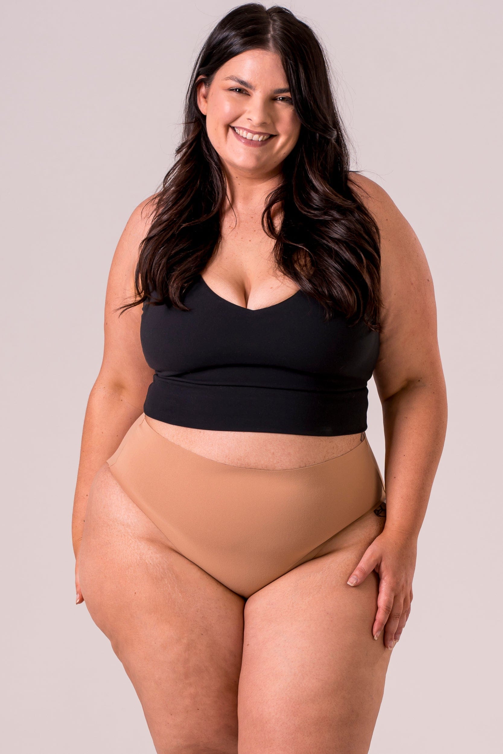 Sand Luxe High Rise Brief Underwear 3 Pack