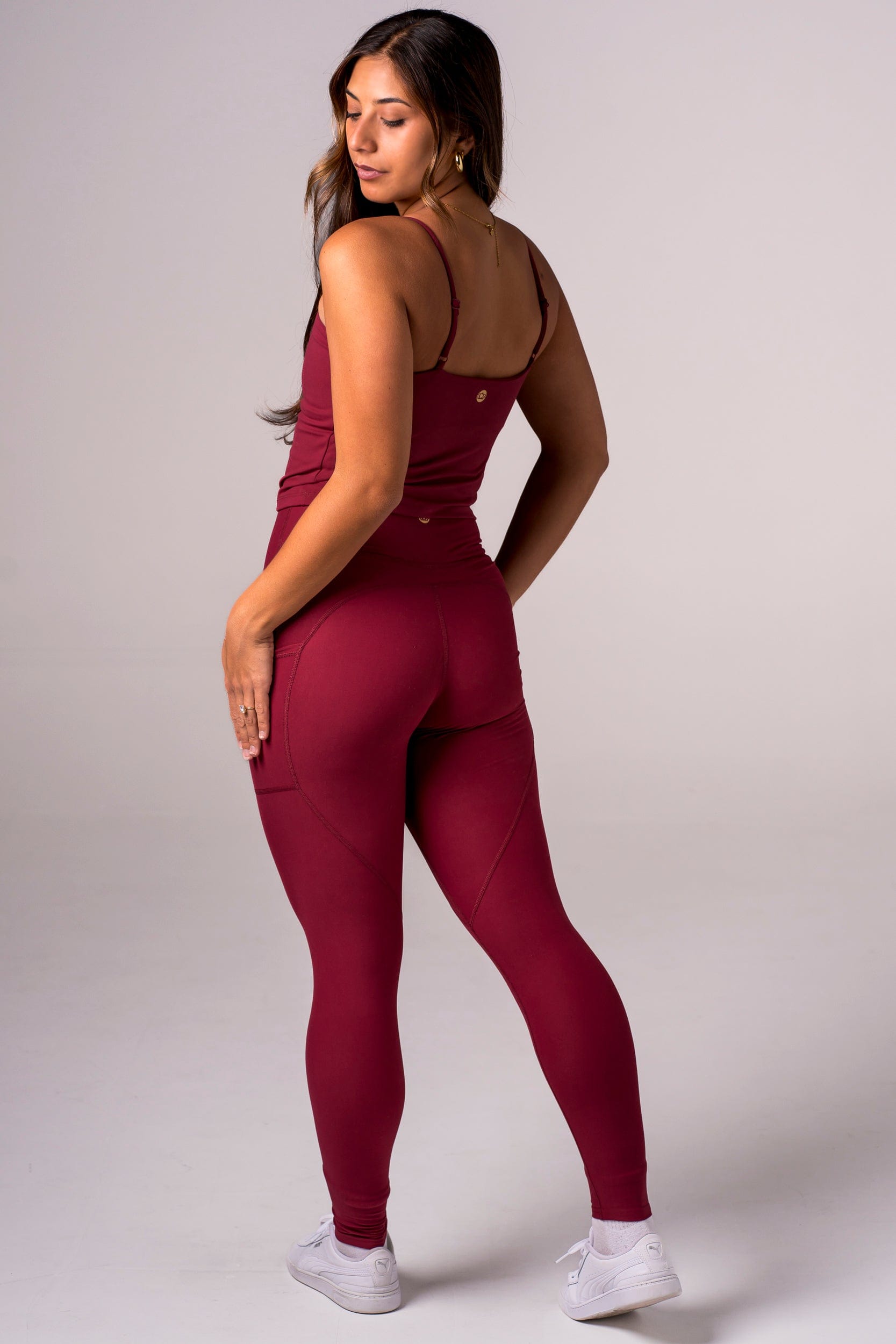 Scarlet Dynamic High Waisted Pocket Shaper Ankle Biter Leggings