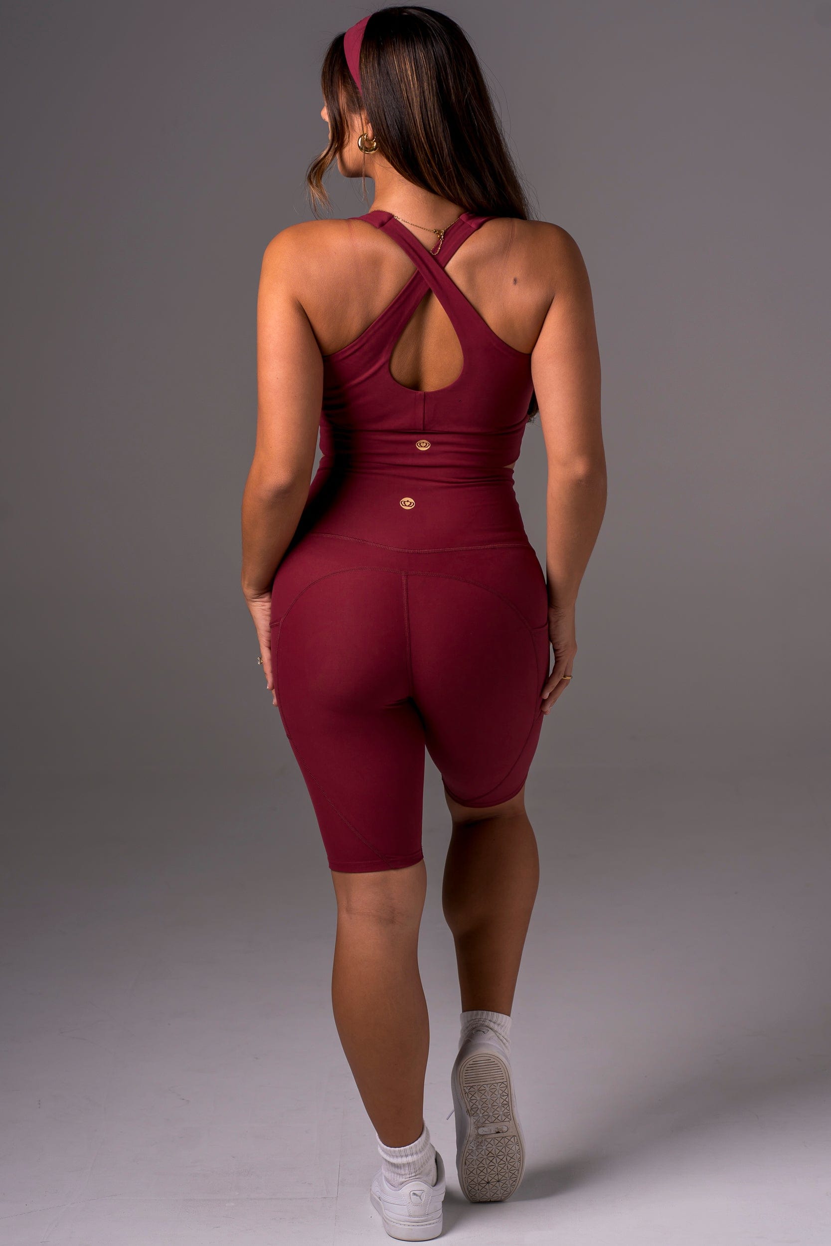 Scarlet Dynamic High Waisted Pocket Shaper Bike Shorts