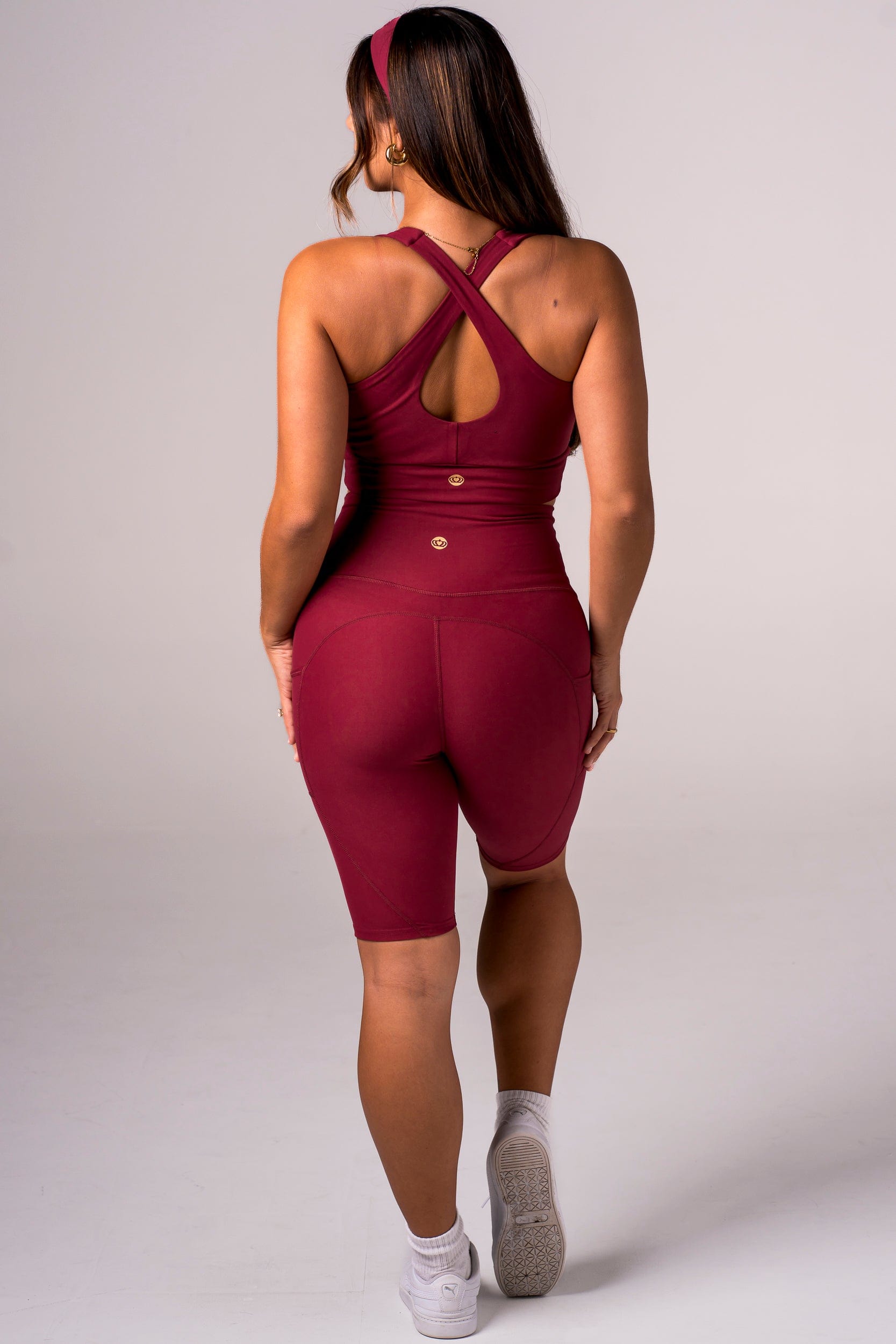 Scarlet Dynamic High Waisted Pocket Shaper Bike Shorts