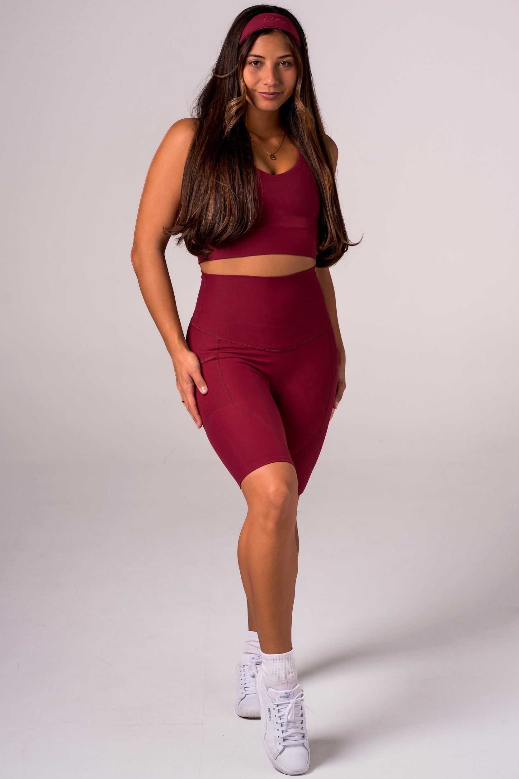 Scarlet Dynamic High Waisted Pocket Shaper Bike Shorts