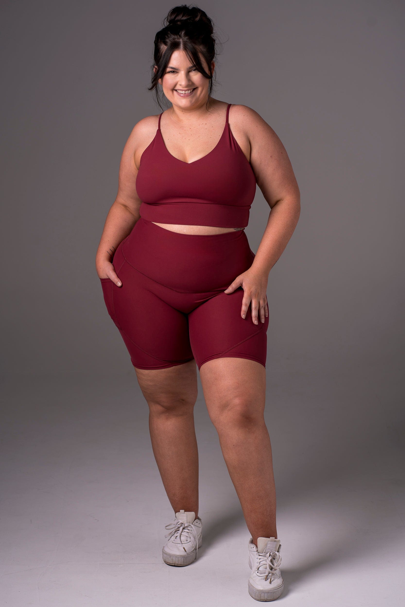 Scarlet Dynamic High Waisted Pocket Shaper Booty Shorts