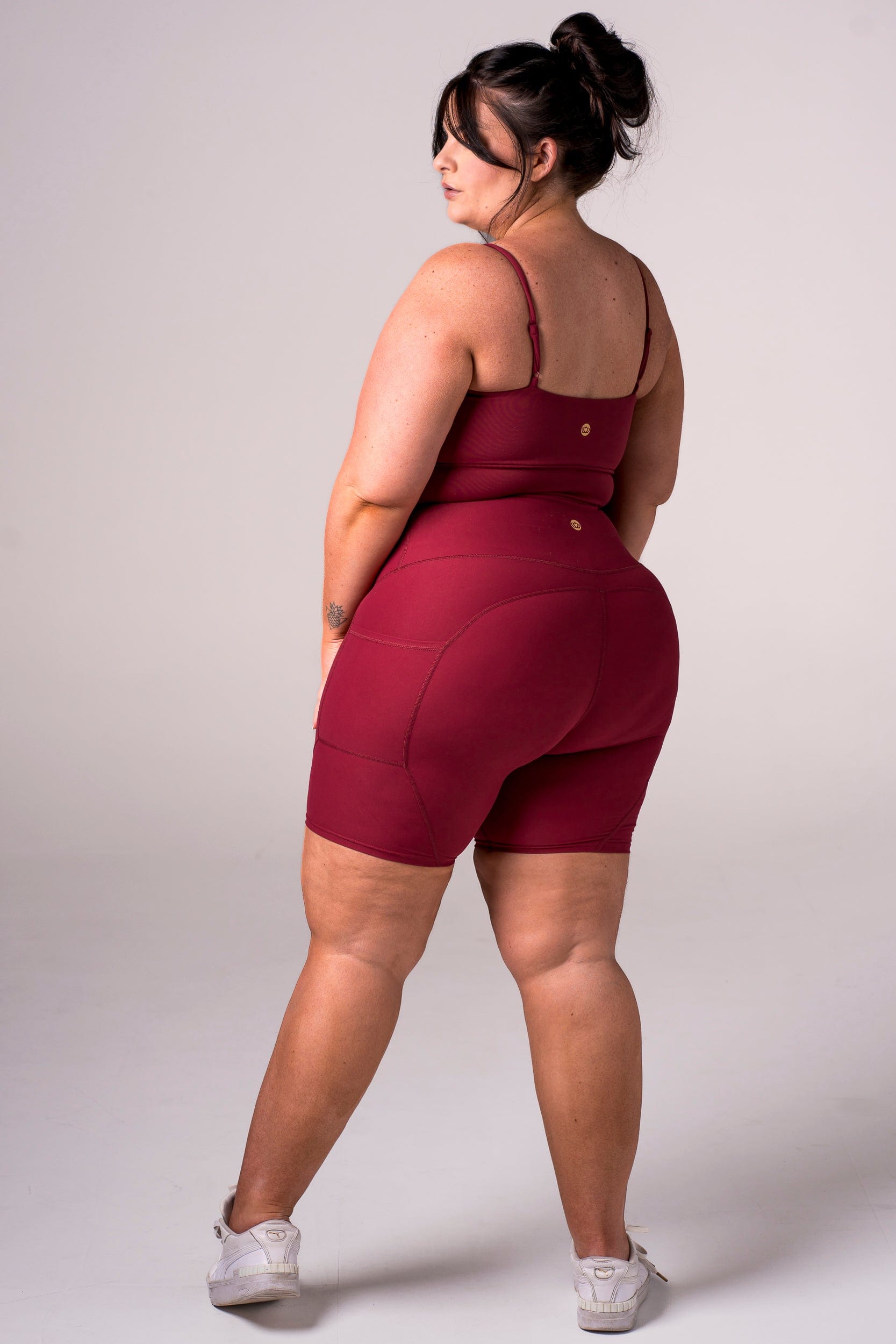 Scarlet Dynamic High Waisted Pocket Shaper Booty Shorts