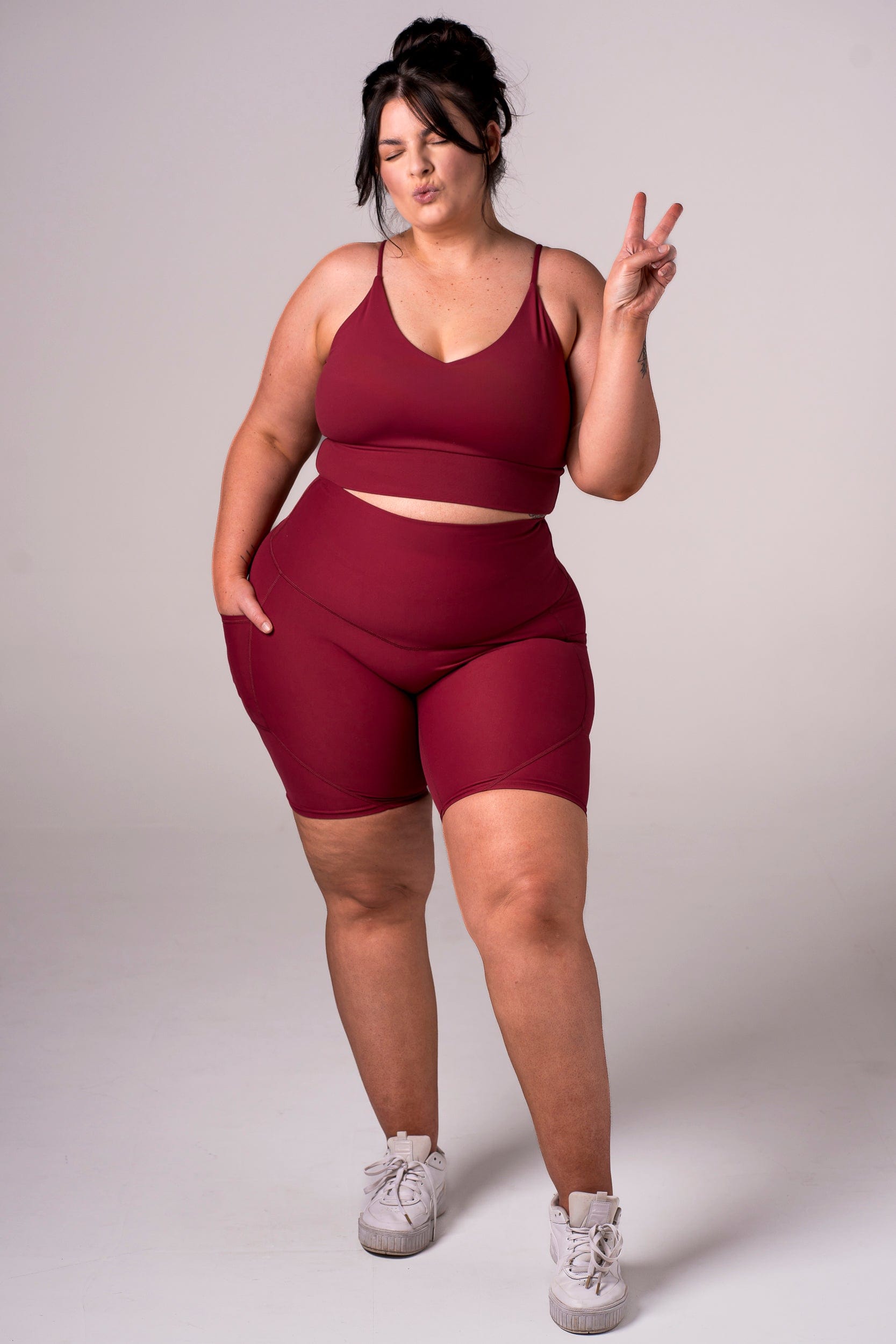 Scarlet Dynamic High Waisted Pocket Shaper Booty Shorts