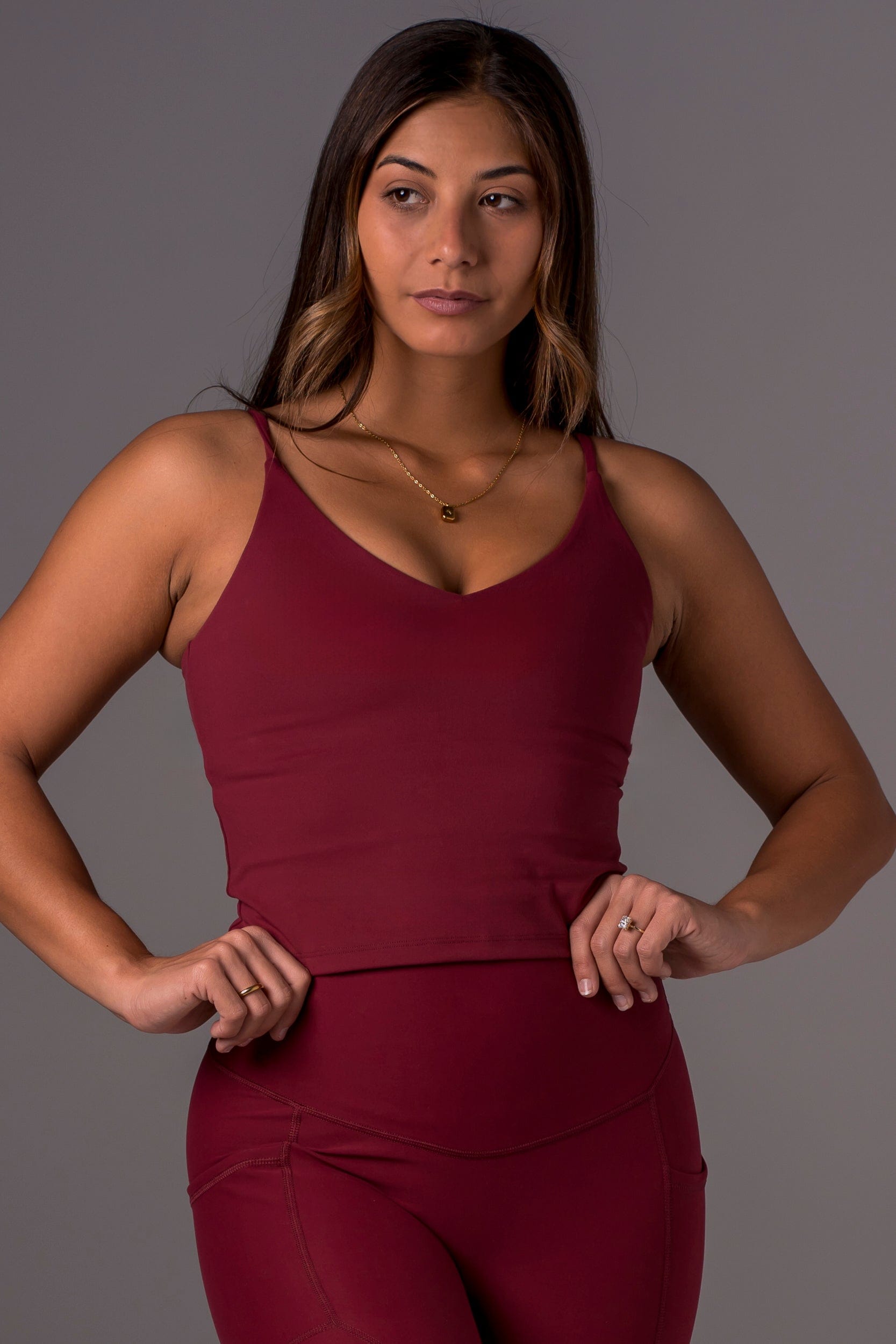 Scarlet Luxe Longline Crop