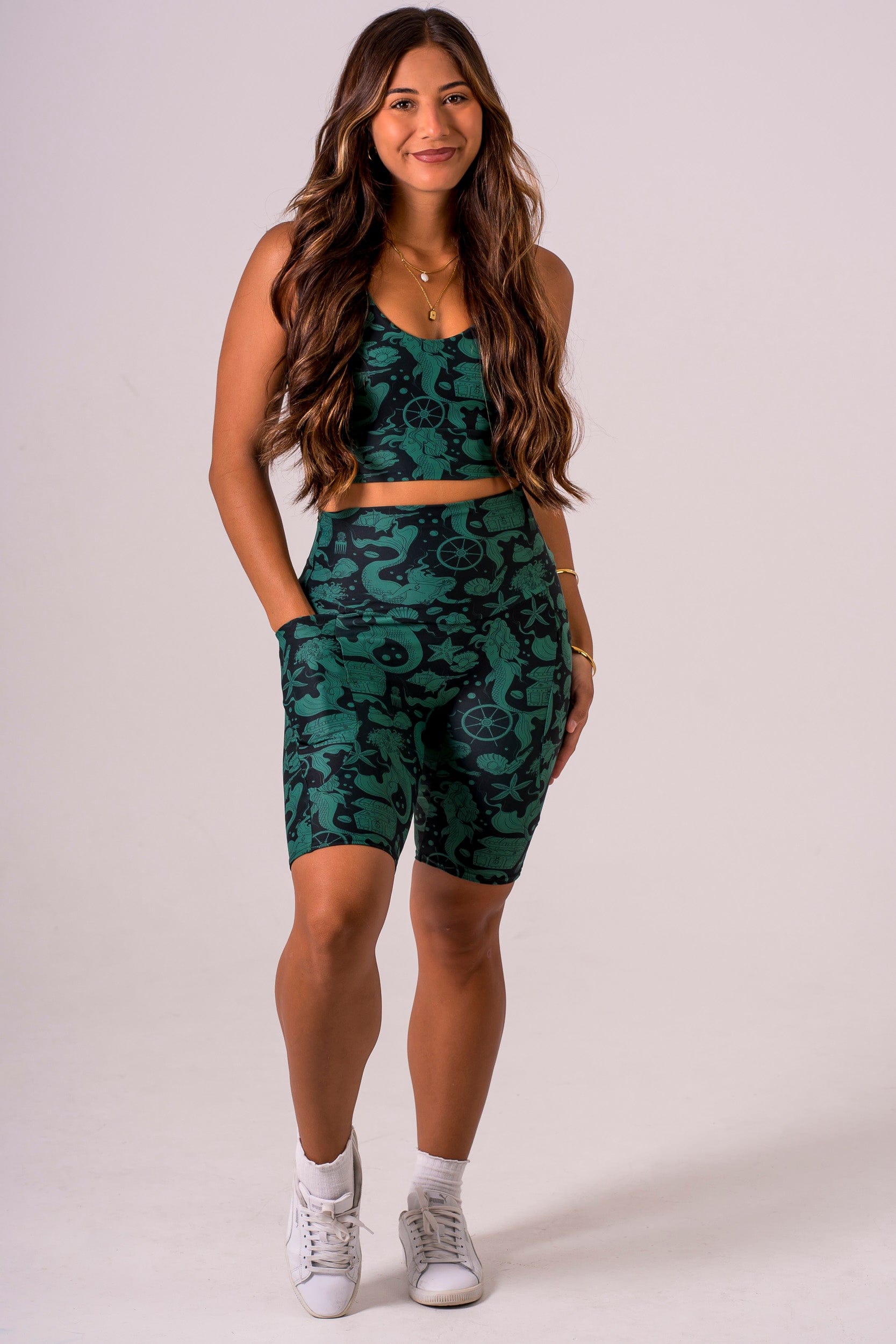 Siren Dynamic High Waisted Pocket Bike Shorts