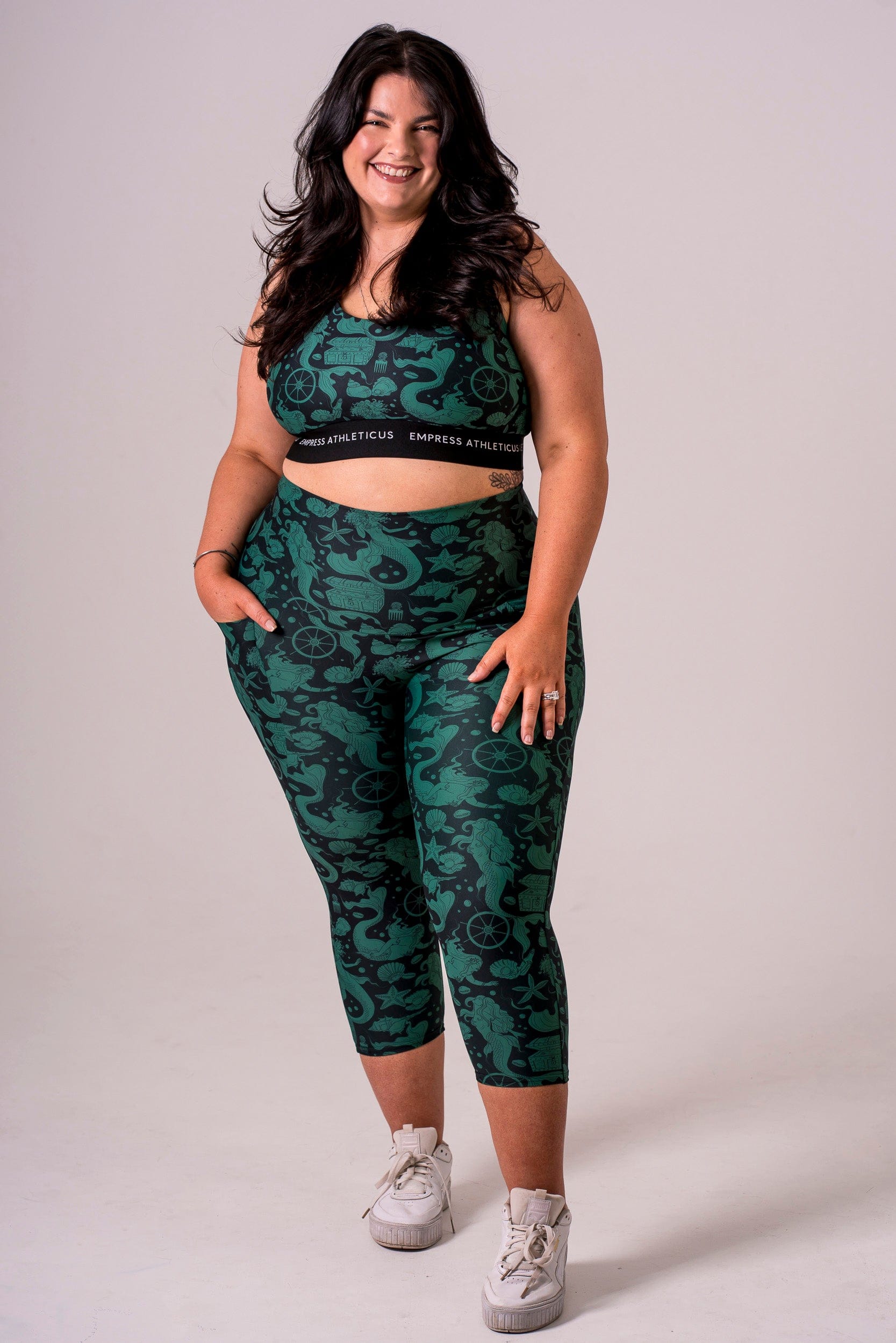 Siren Dynamic High Waisted Pocket Capri Leggings