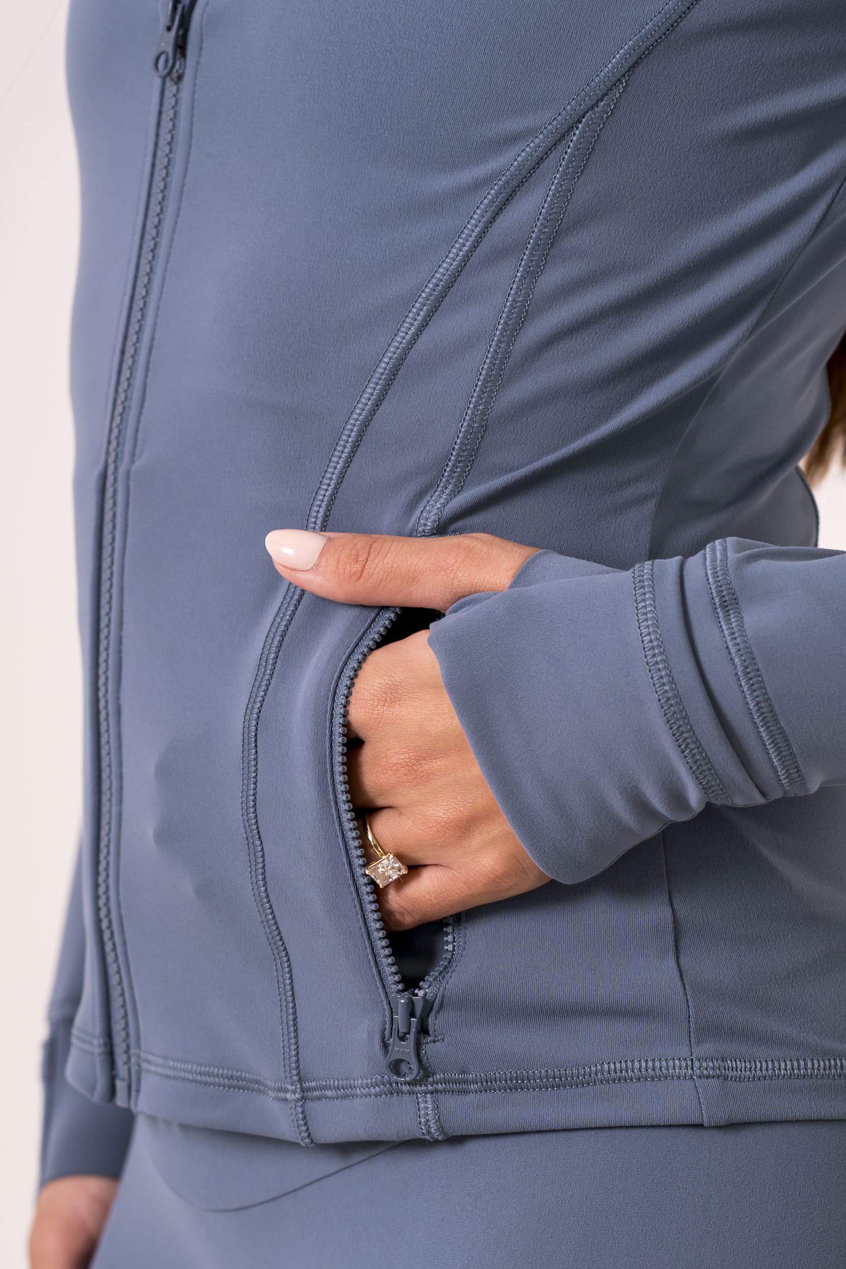 Slate Luxe Active Jacket
