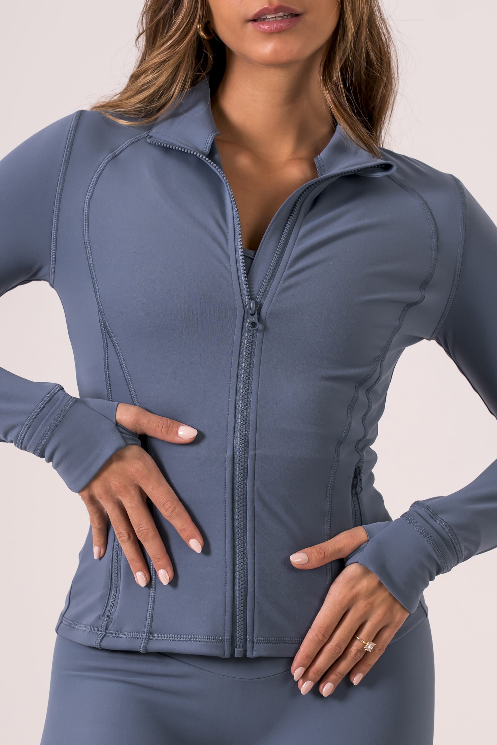 Slate Luxe Active Jacket
