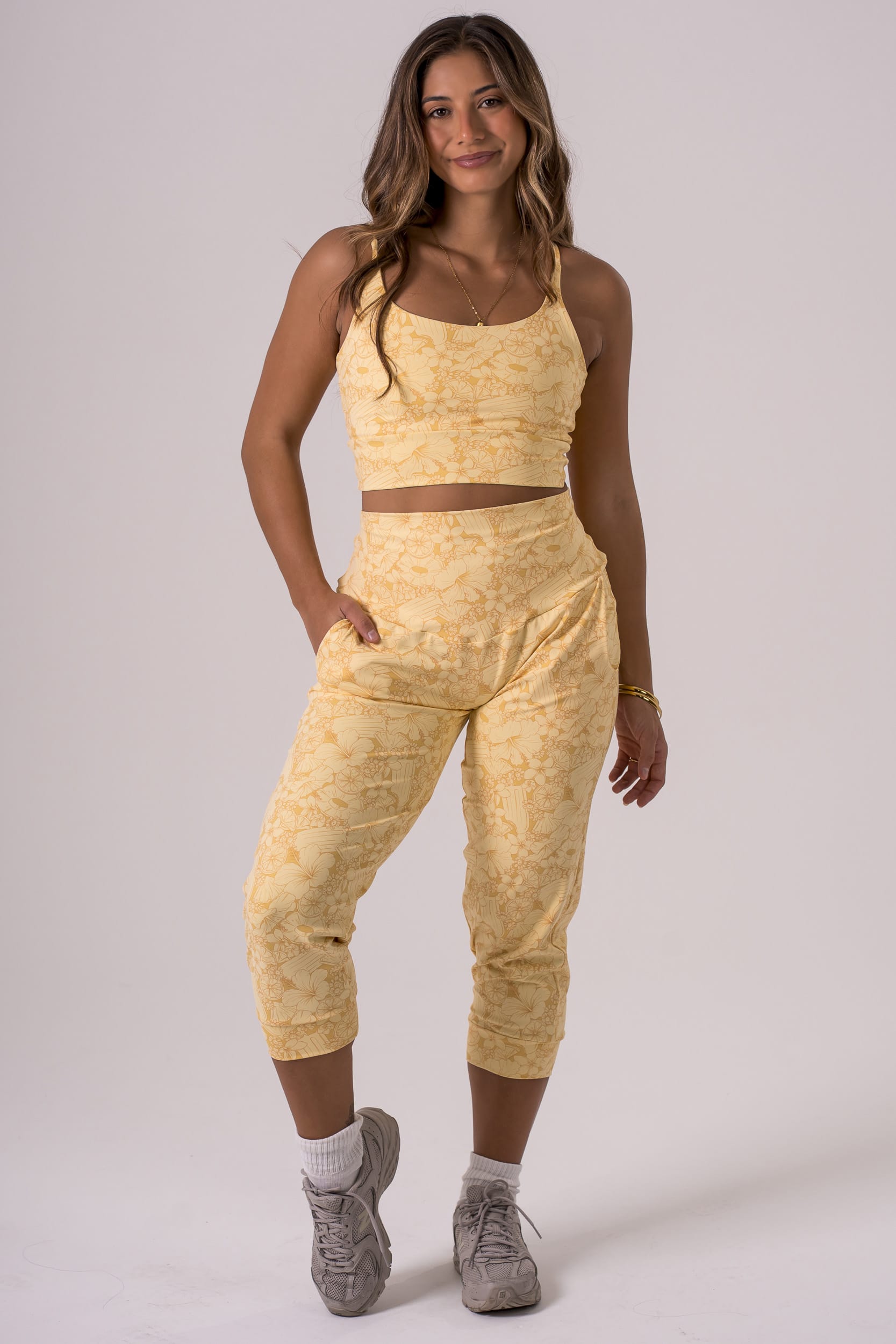 Slice of Summer Luxe Capri Jogger