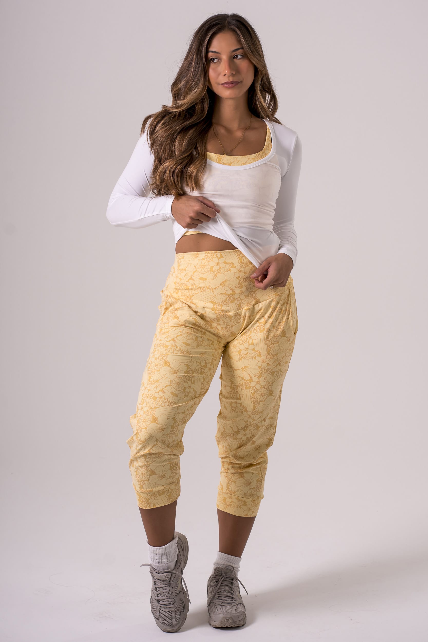 Slice of Summer Luxe Capri Jogger