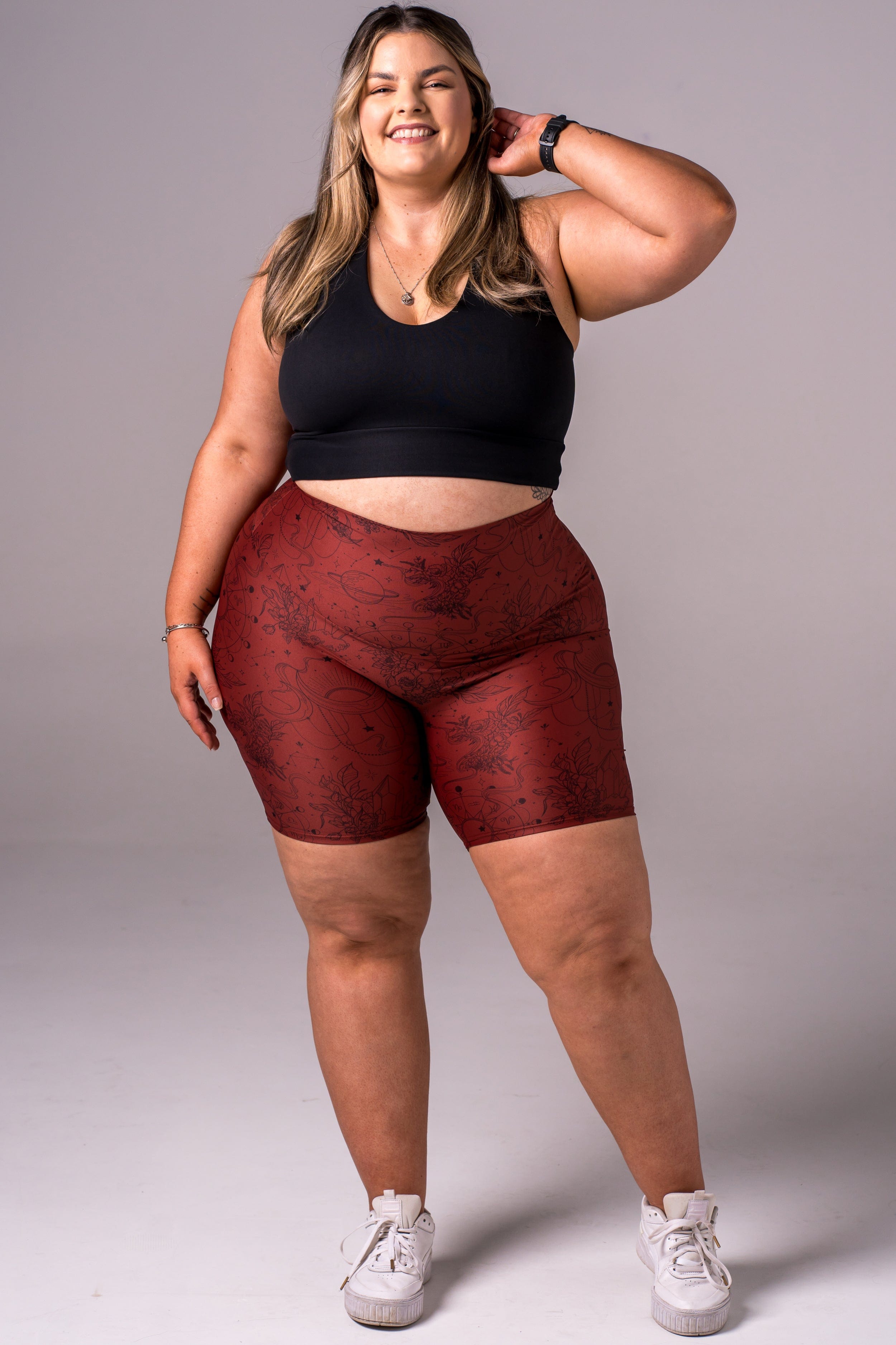 Stars Aligned Dynamic High Waisted Seamless Front Booty Shorts
