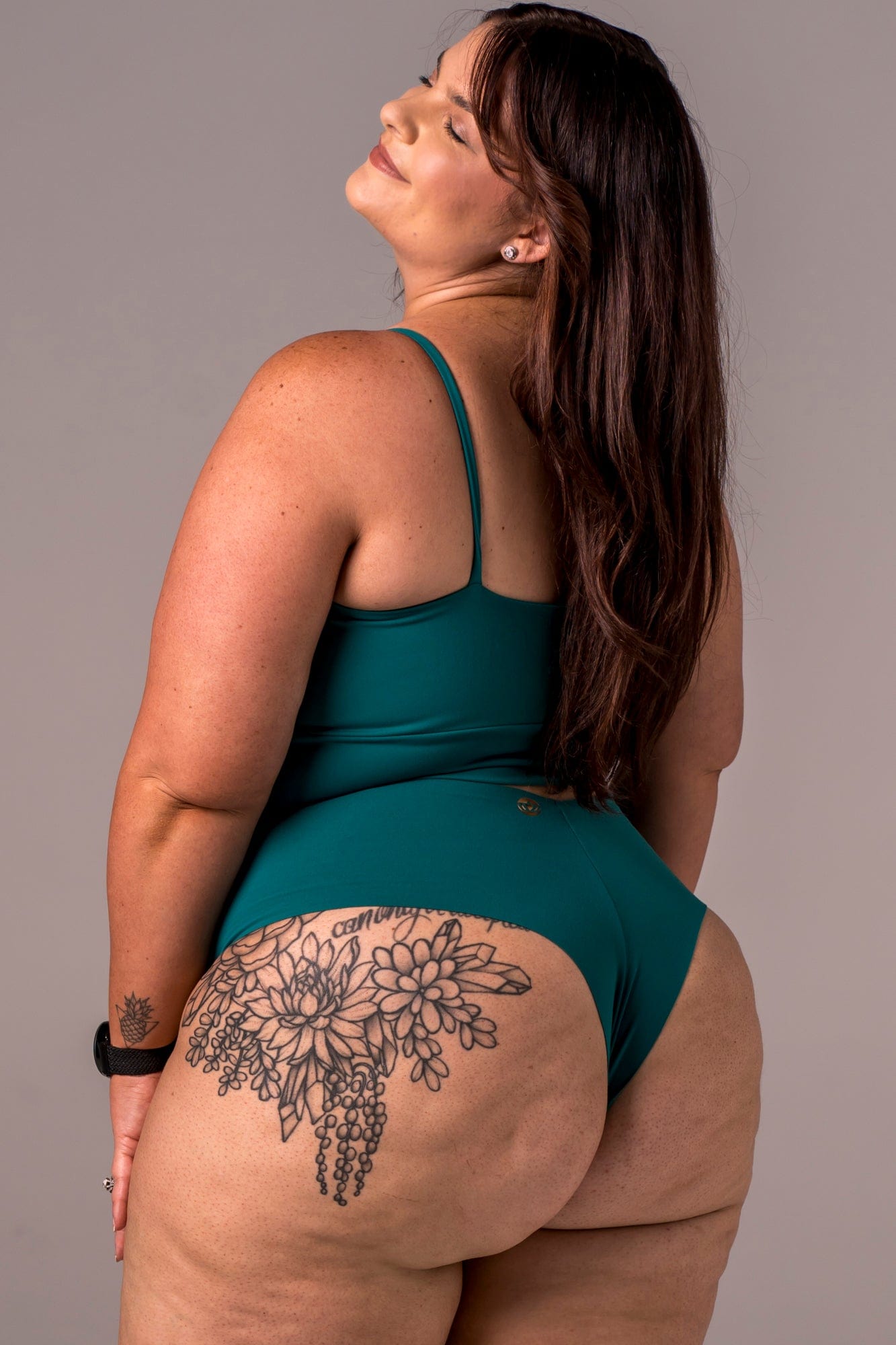 Teal Luxe High Waisted Underwear