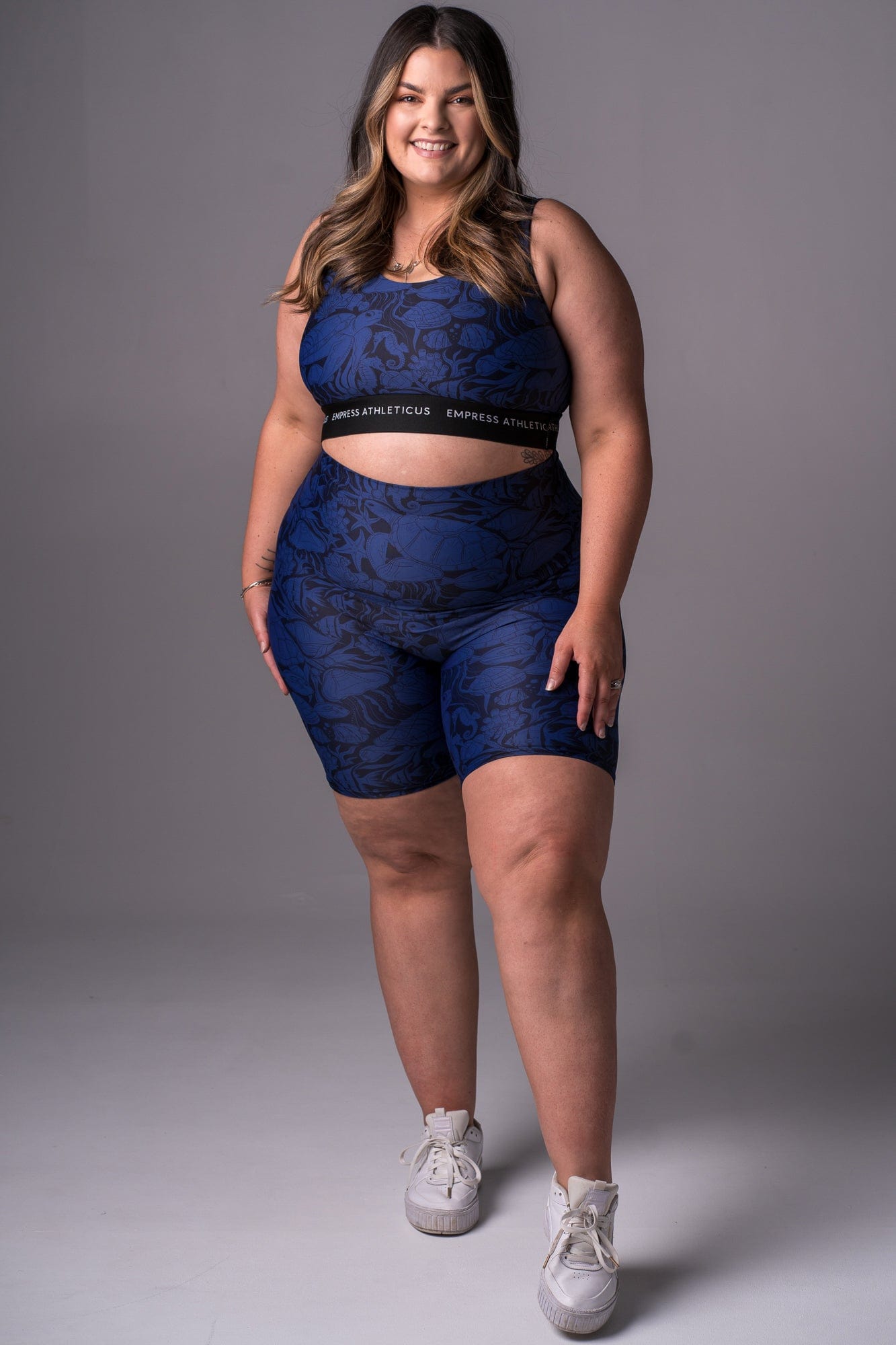 Turtle Tides Dynamic High Waisted Seamless Front Booty Shorts