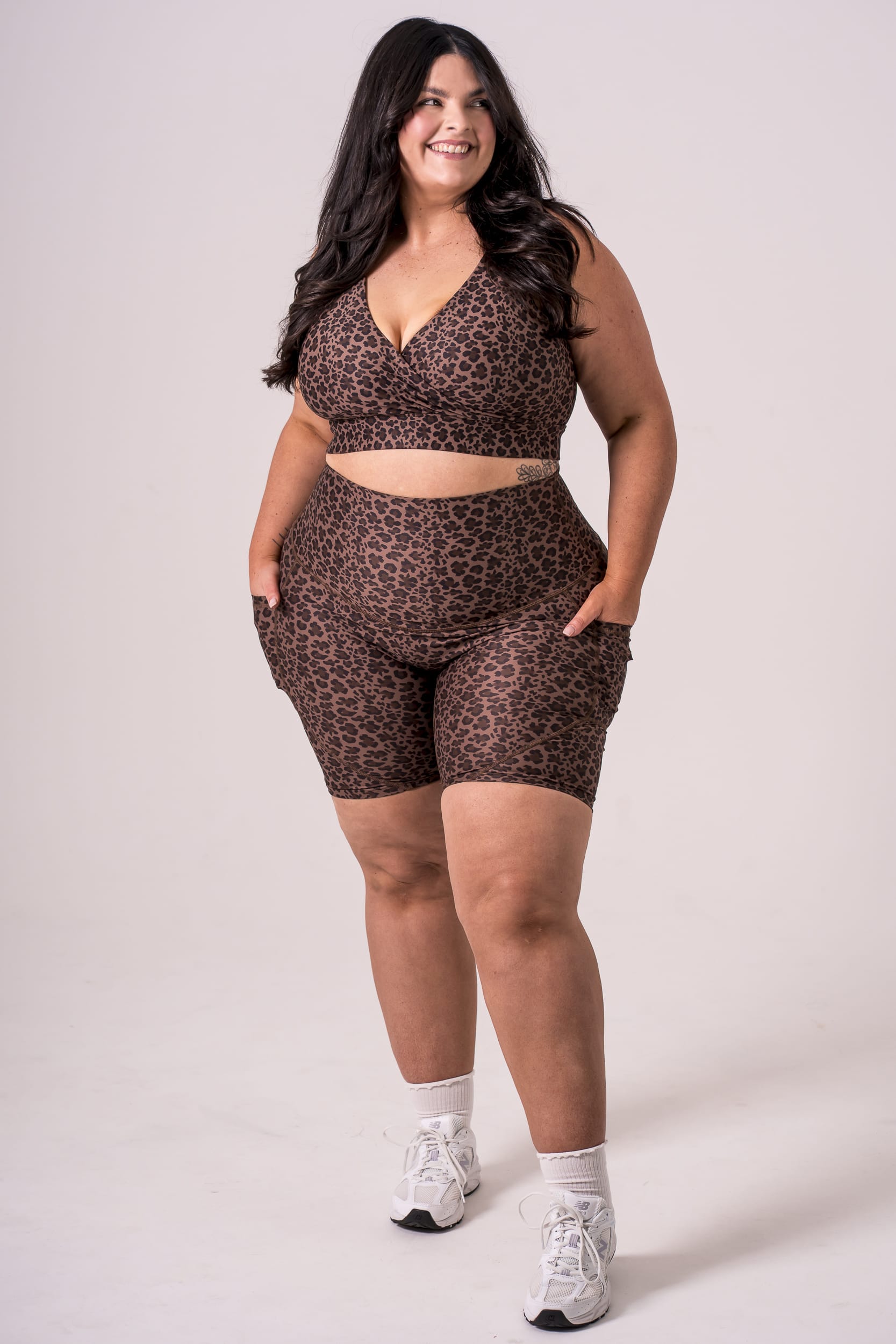 Untamed Dynamic High Waisted Pocket Shaper Booty Shorts