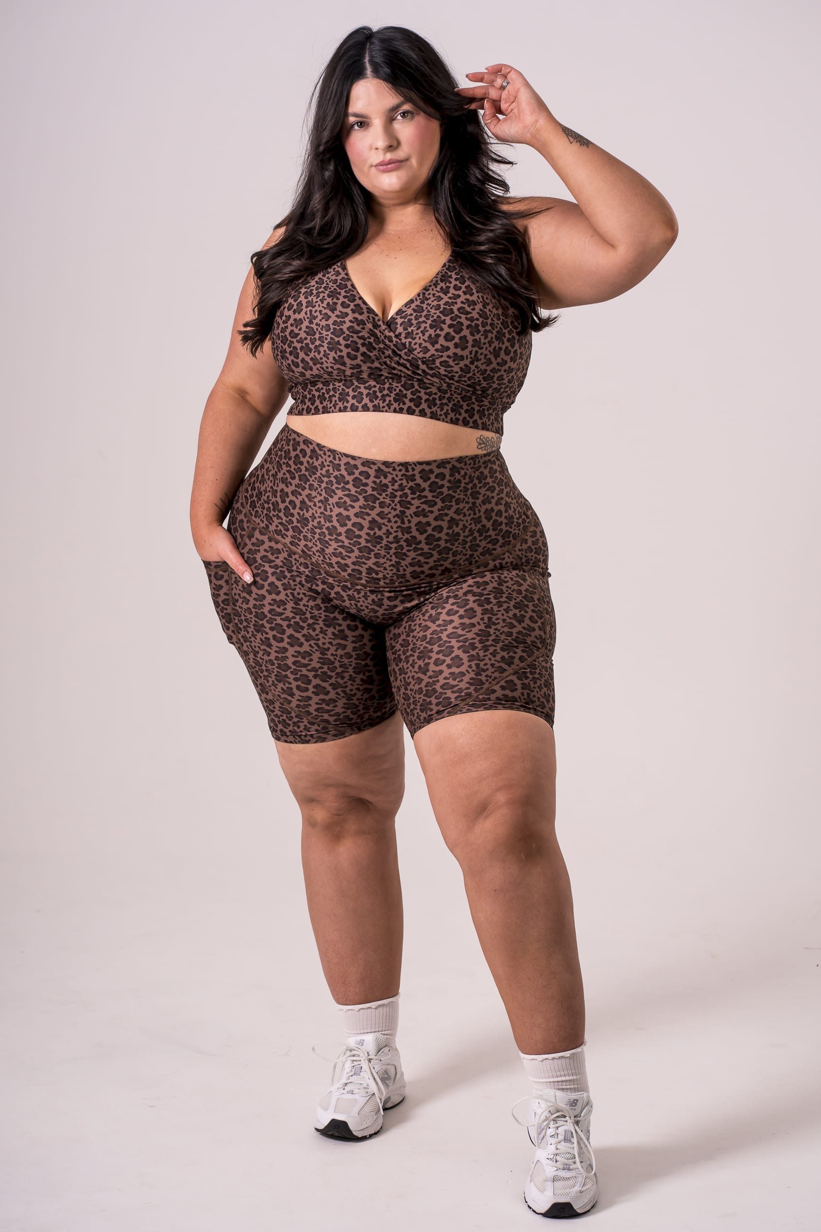 Untamed Dynamic High Waisted Pocket Shaper Booty Shorts