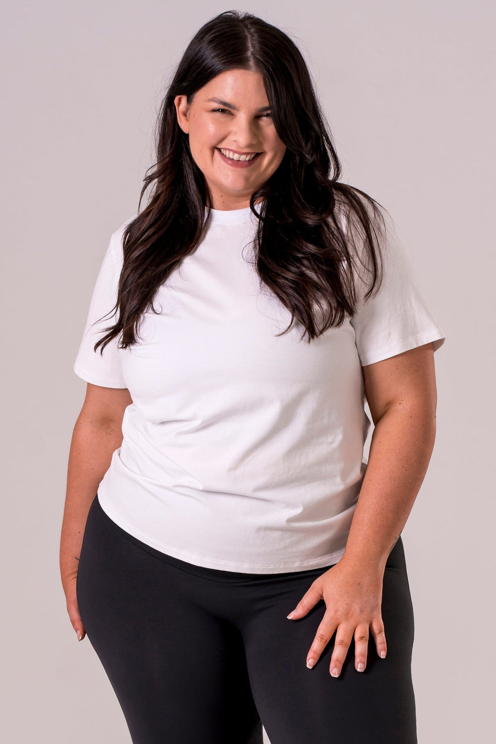 White Basic Tee | Comfortable | Loose Fit | Empress