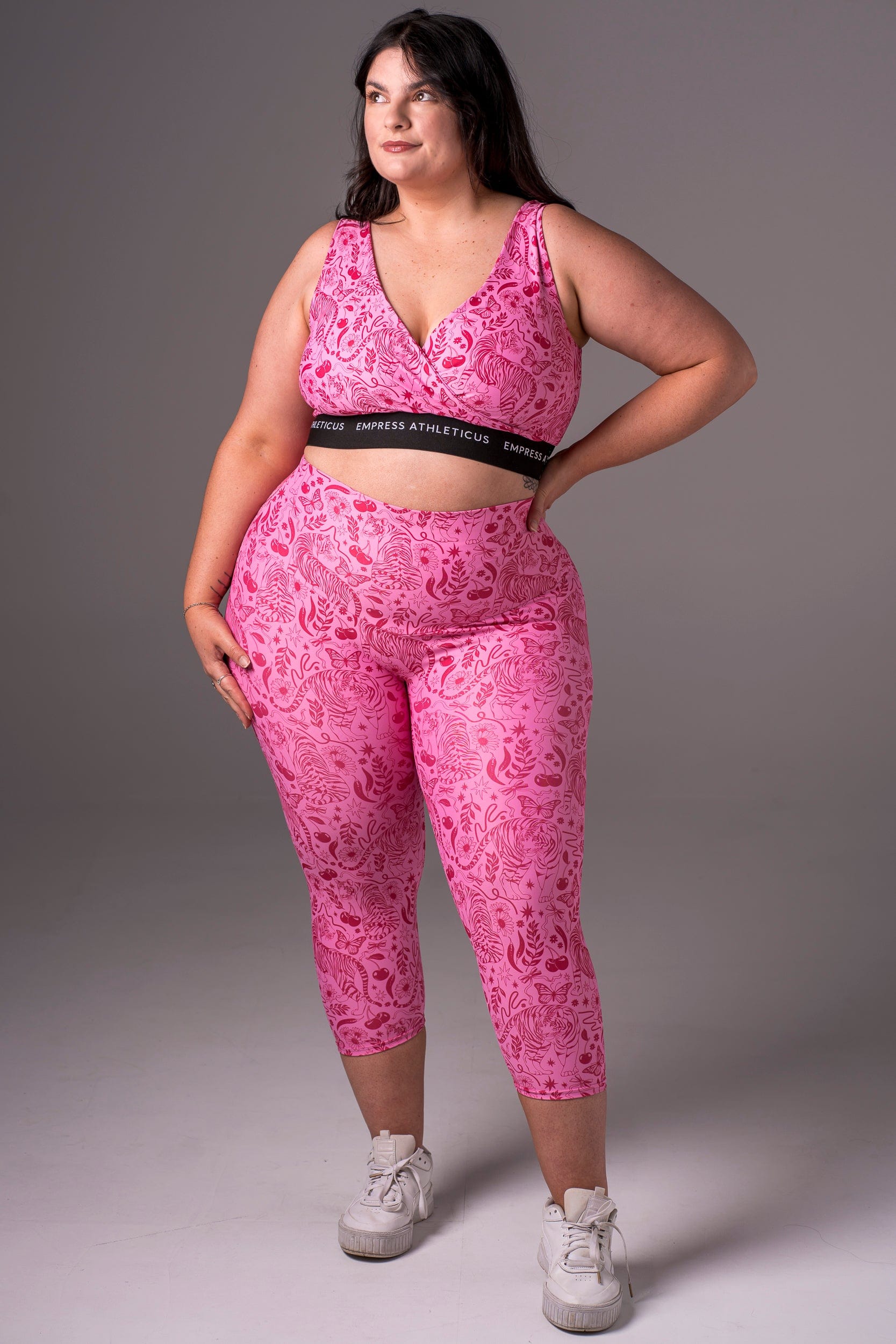 Wild Child Dynamic High Waisted Capri Leggings