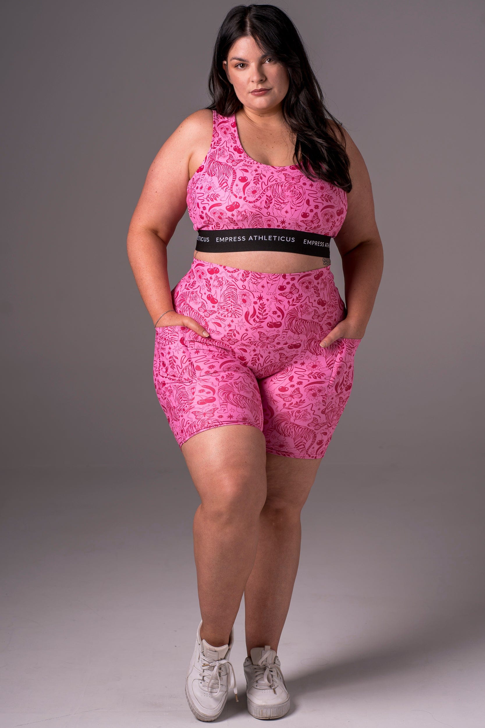 Wild Child Dynamic High Waisted Pocket Booty Shorts