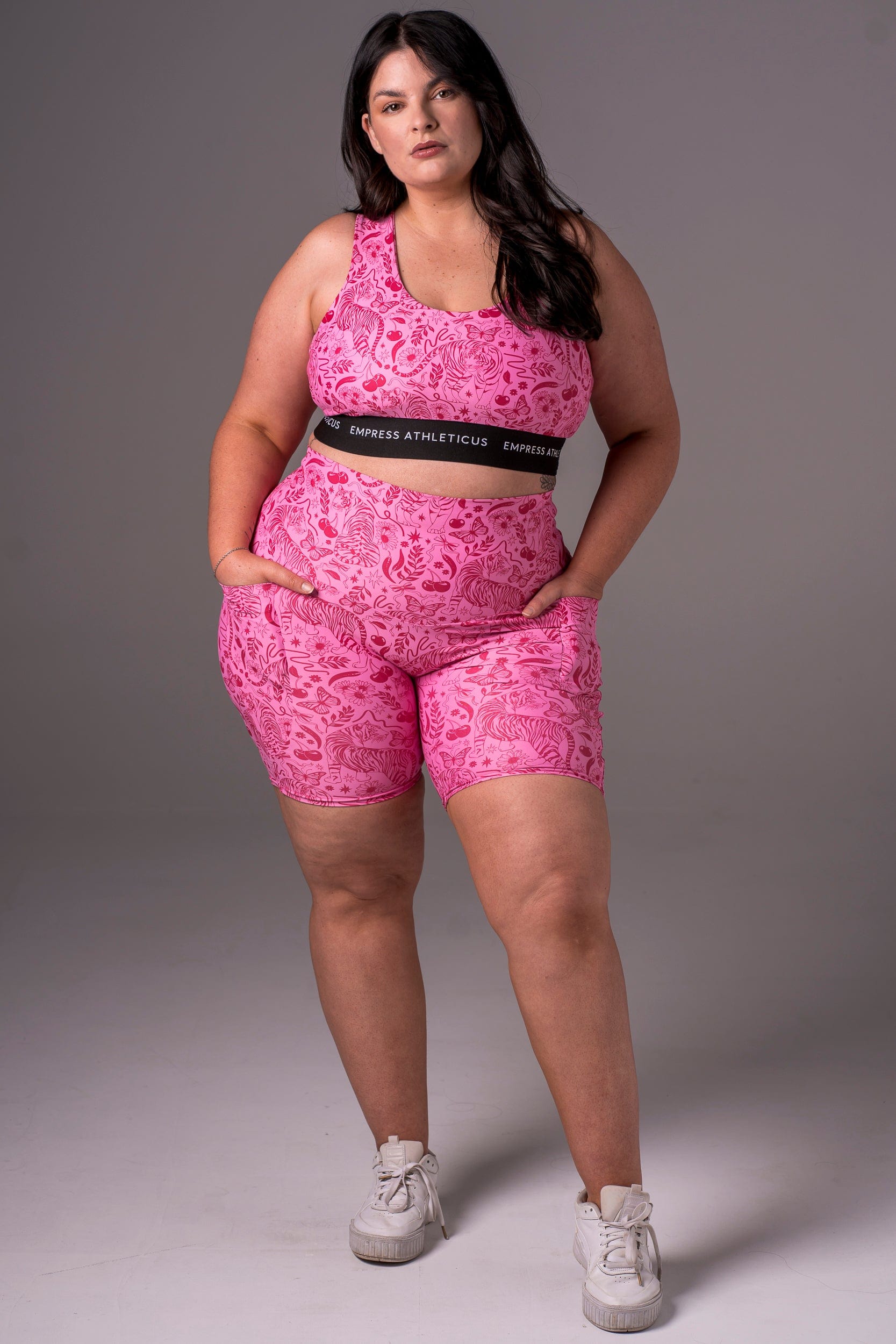 Wild Child Dynamic High Waisted Pocket Booty Shorts