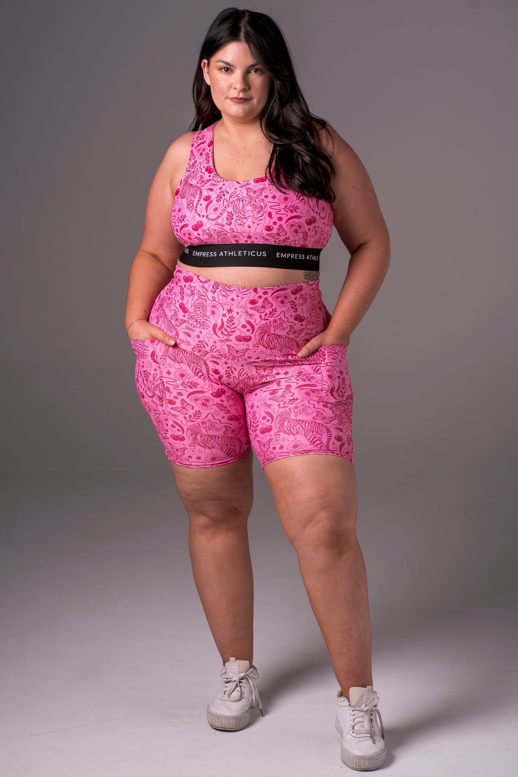 Wild Child Dynamic High Waisted Pocket Booty Shorts