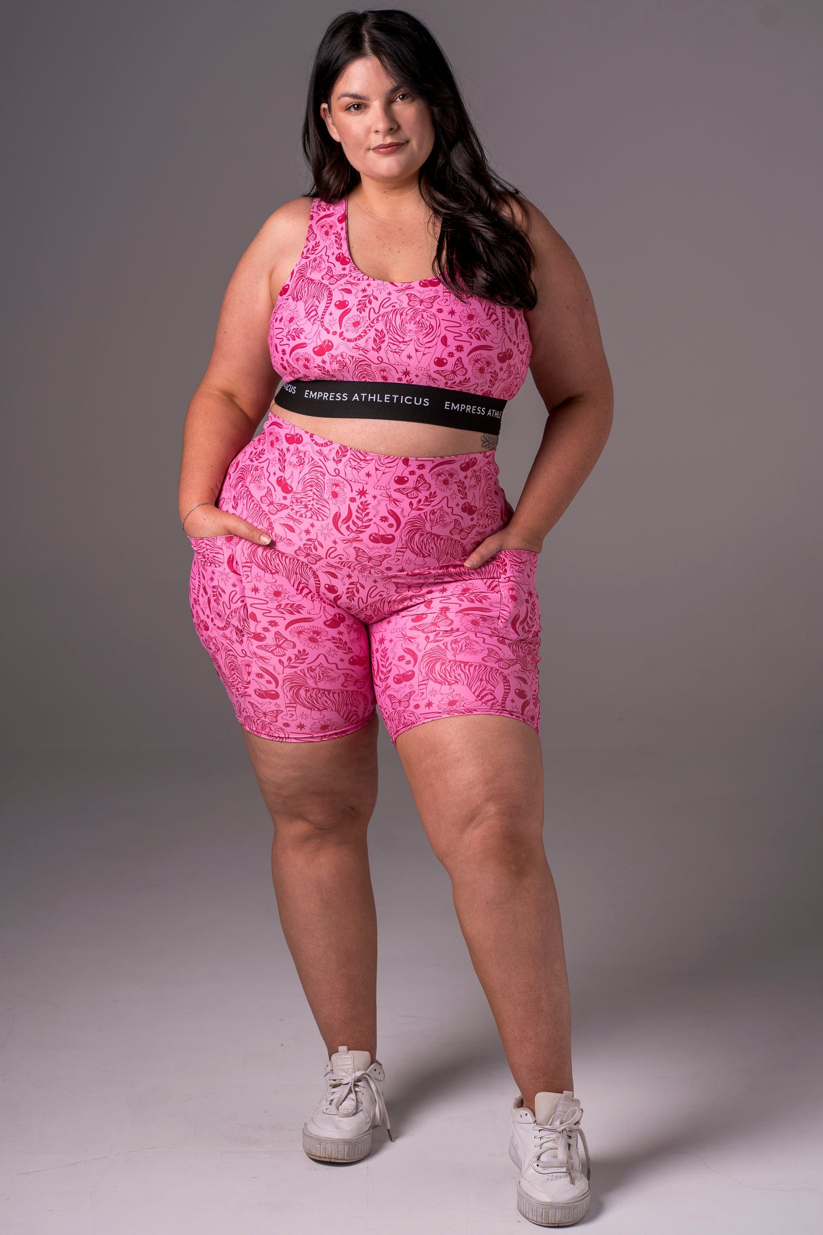 Wild Child Dynamic High Waisted Pocket Booty Shorts