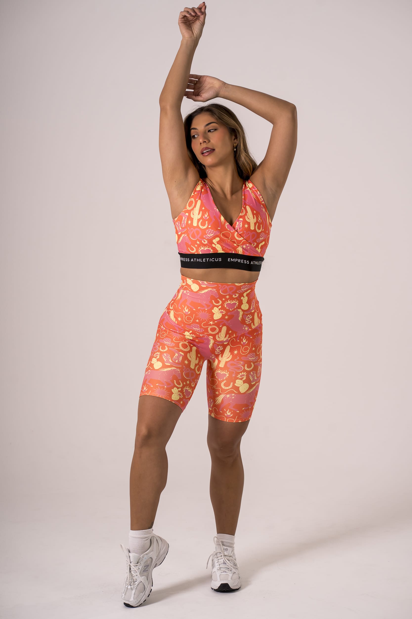 Wild West Dynamic Extra High Waisted Bike Shorts