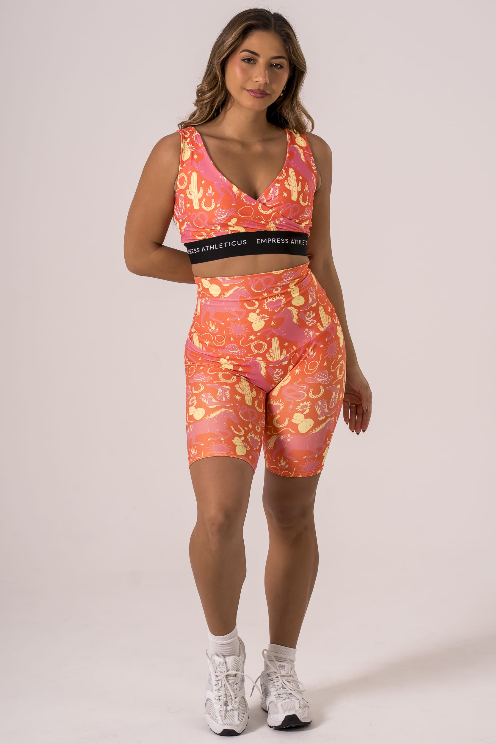 Wild West Dynamic Extra High Waisted Bike Shorts