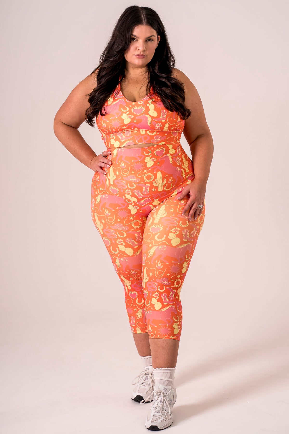 Wild West Dynamic Extra High Waisted Capri Leggings