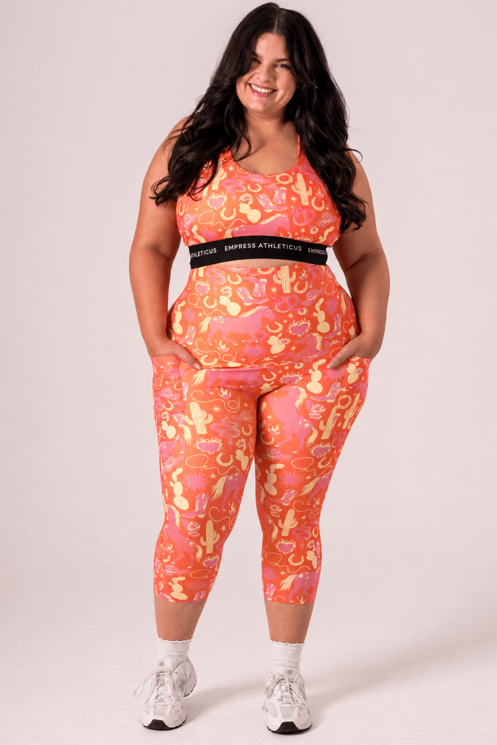 Wild West Dynamic Extra High Waisted Pocket Capri Leggings