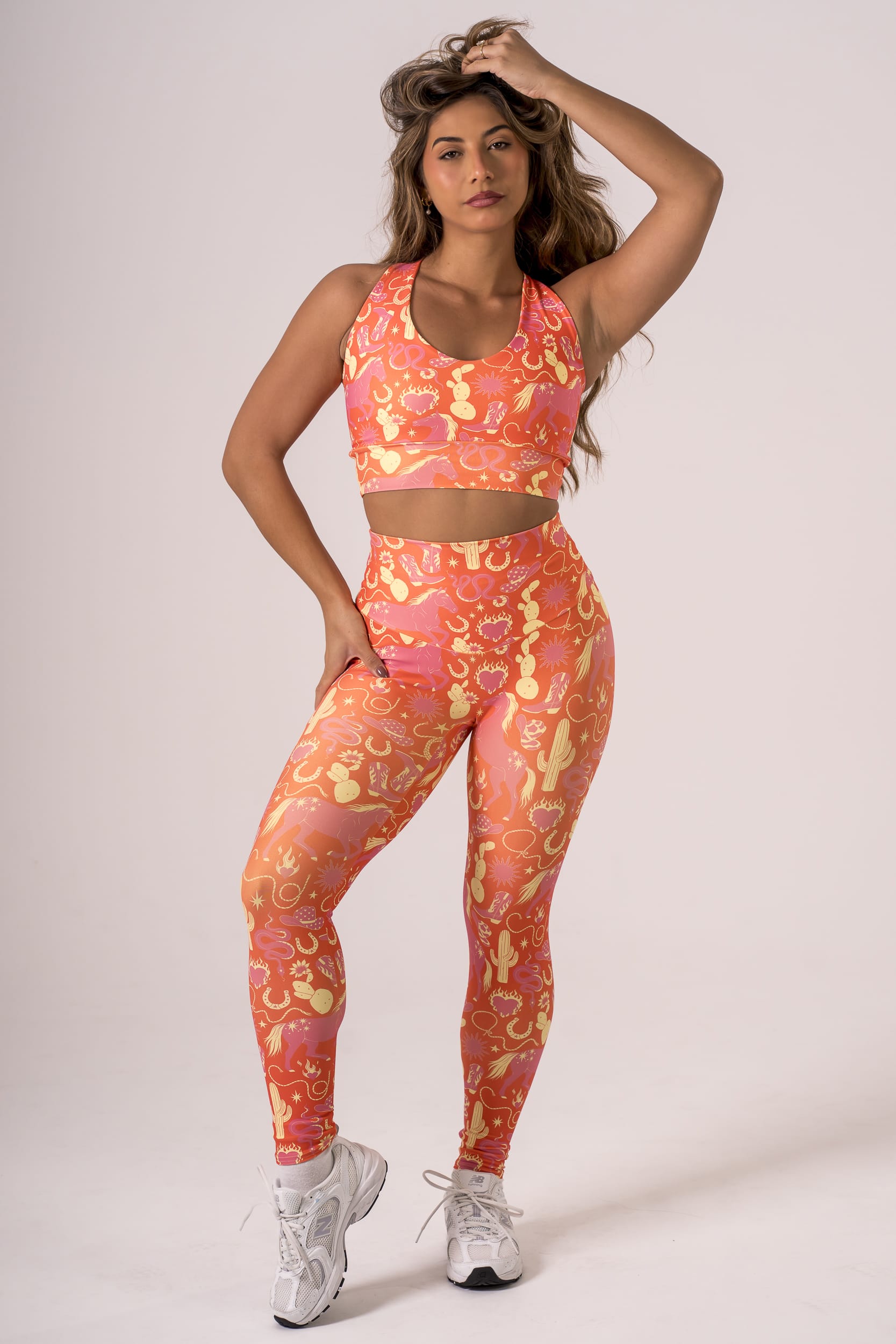 Wild West Dynamic High Waisted Ankle Biter Leggings